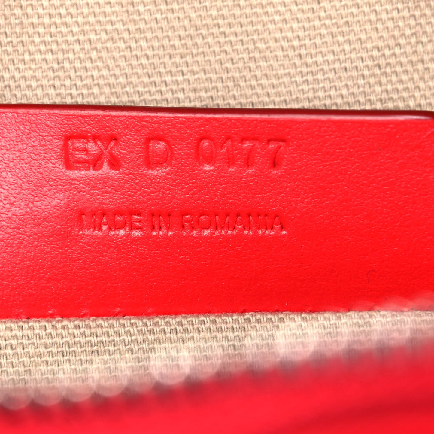 Smooth Calfskin Backpack Red