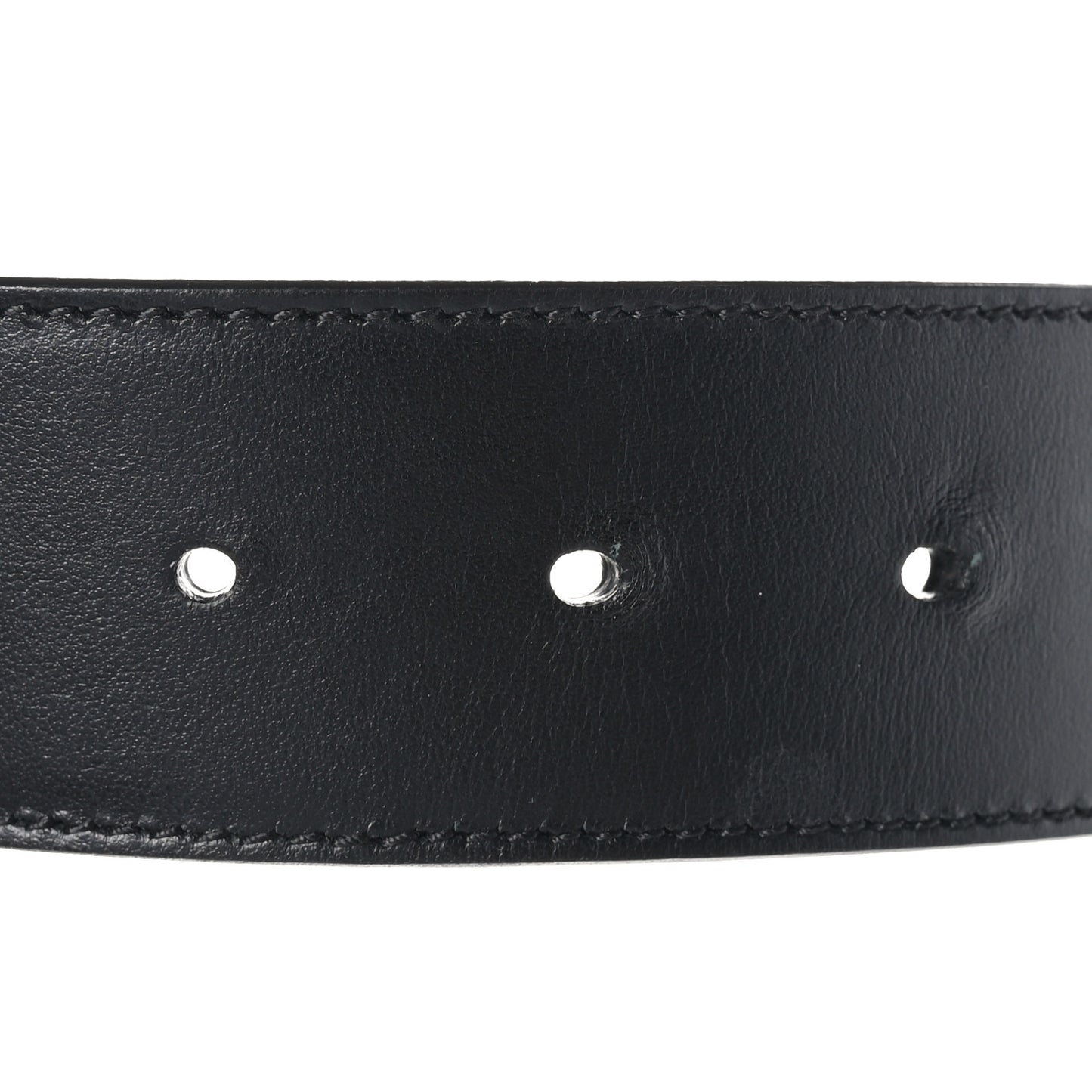 GG Supreme Monogram Matte Plutone Calfskin Double G 40mm Belt 115 46 Beige Ebony Black
