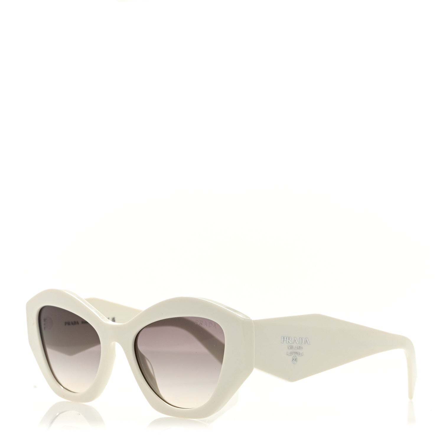 PRADA オルゴール 白色 Prada Acetate Symbole Sunglasses SPR 07Y White 1801963 – FASHIONPHILE