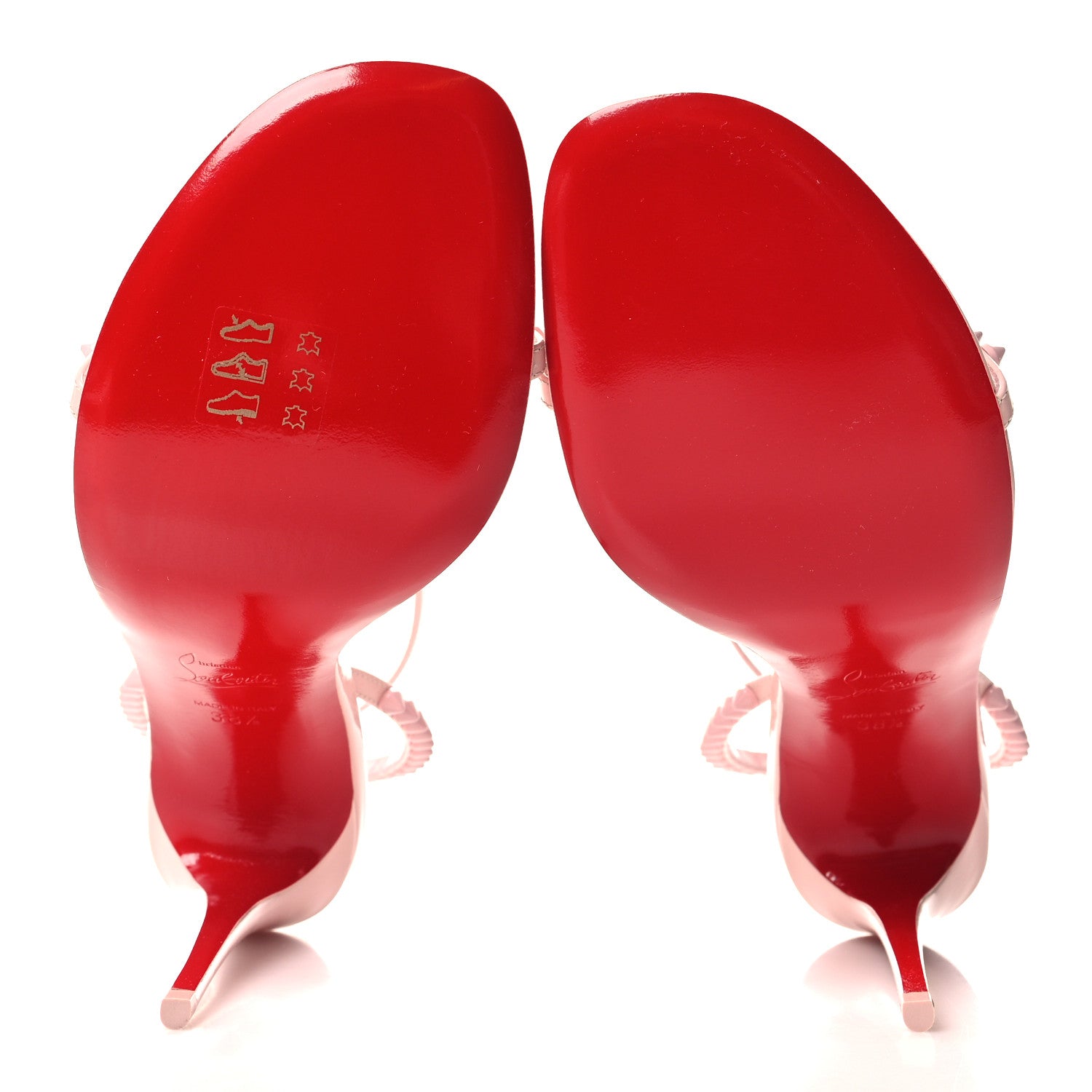 Christian Louboutin Patent So Me 100 Sandals 38.5 Rosy 5 of 8