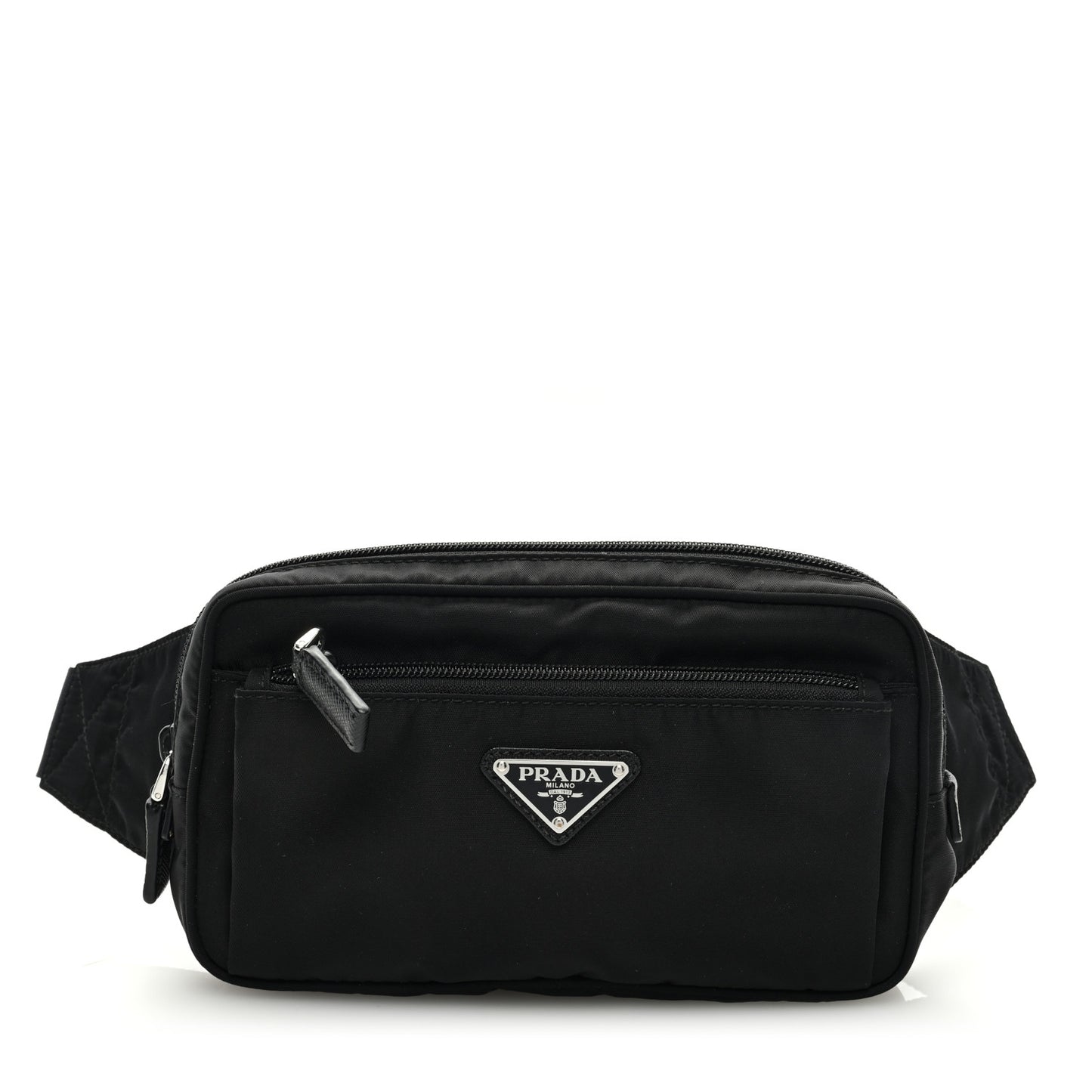 Re-Nylon Saffiano Belt Bag Black