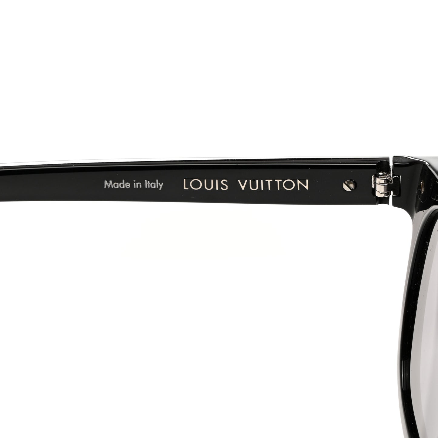 Acetate LV Signature Square Round Z1963U Sunglasses Black