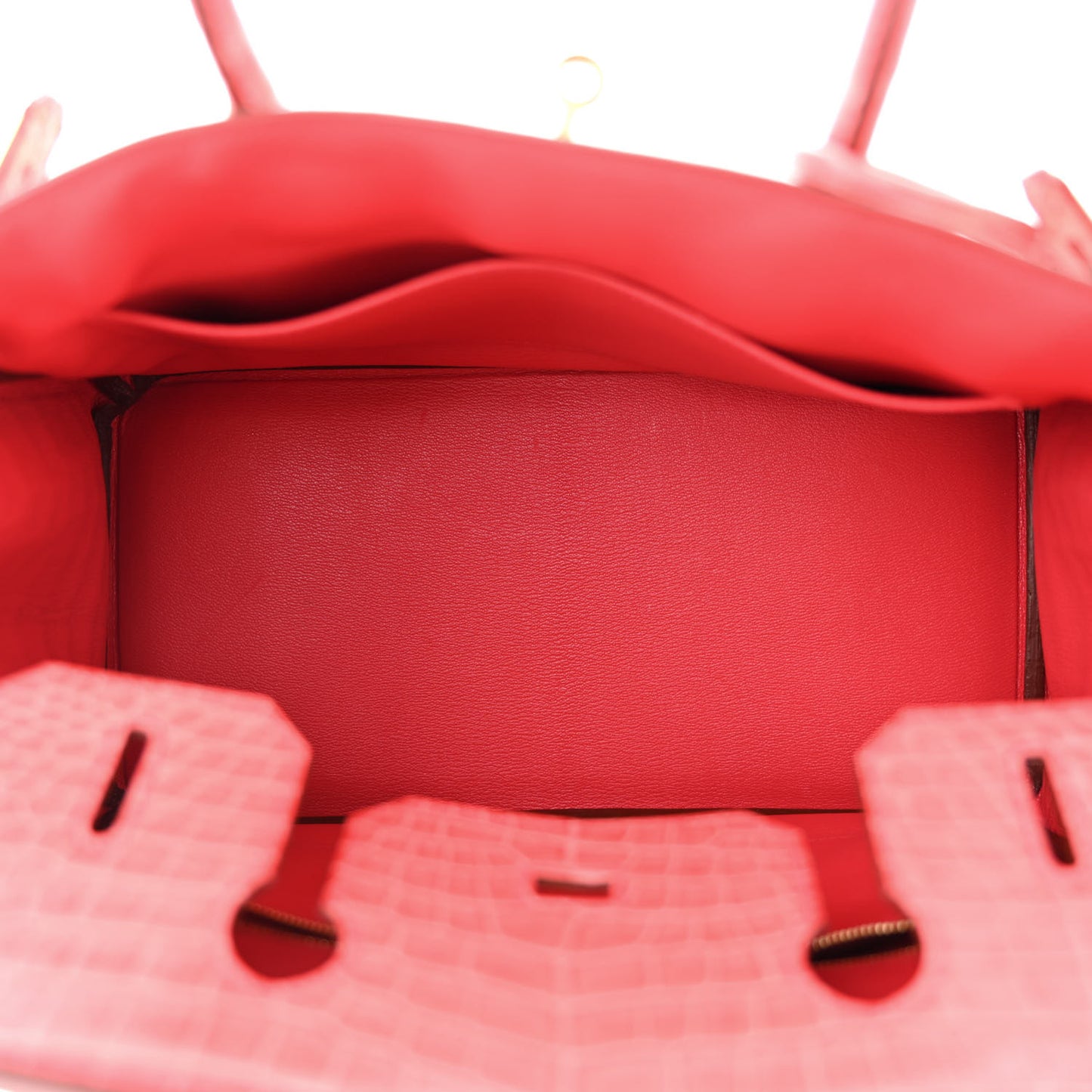 Matte Porosus Crocodile Birkin 30 Bougainvillea