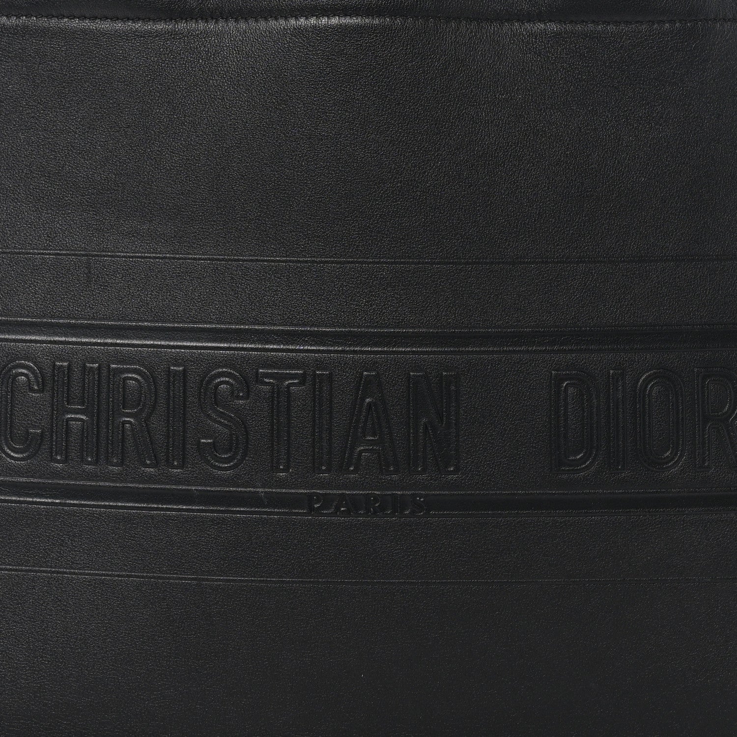 Christian Dior Calfskin Embossed Medium Book Tote Black 8 of 10