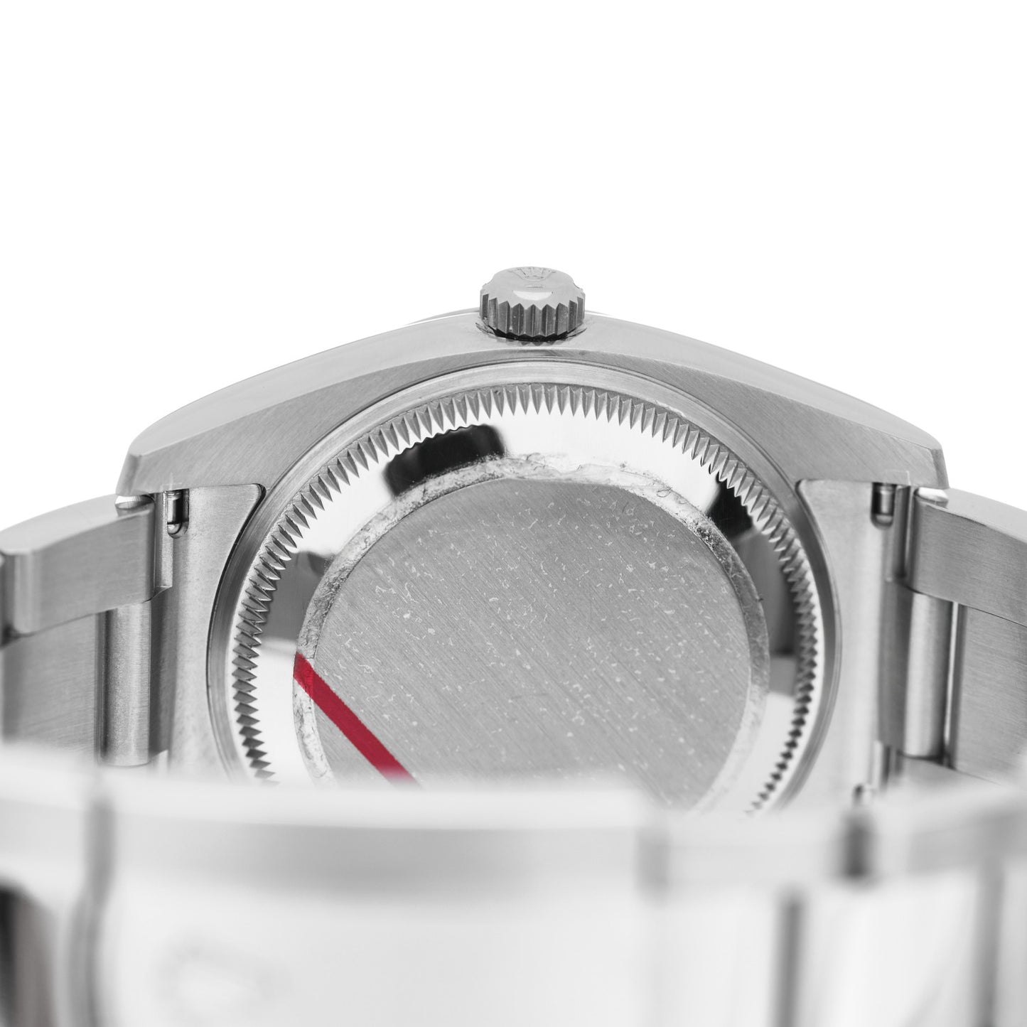 Stainless Steel 18K White Gold Diamond 34mm Oyster Perpetual Date Watch White 115234