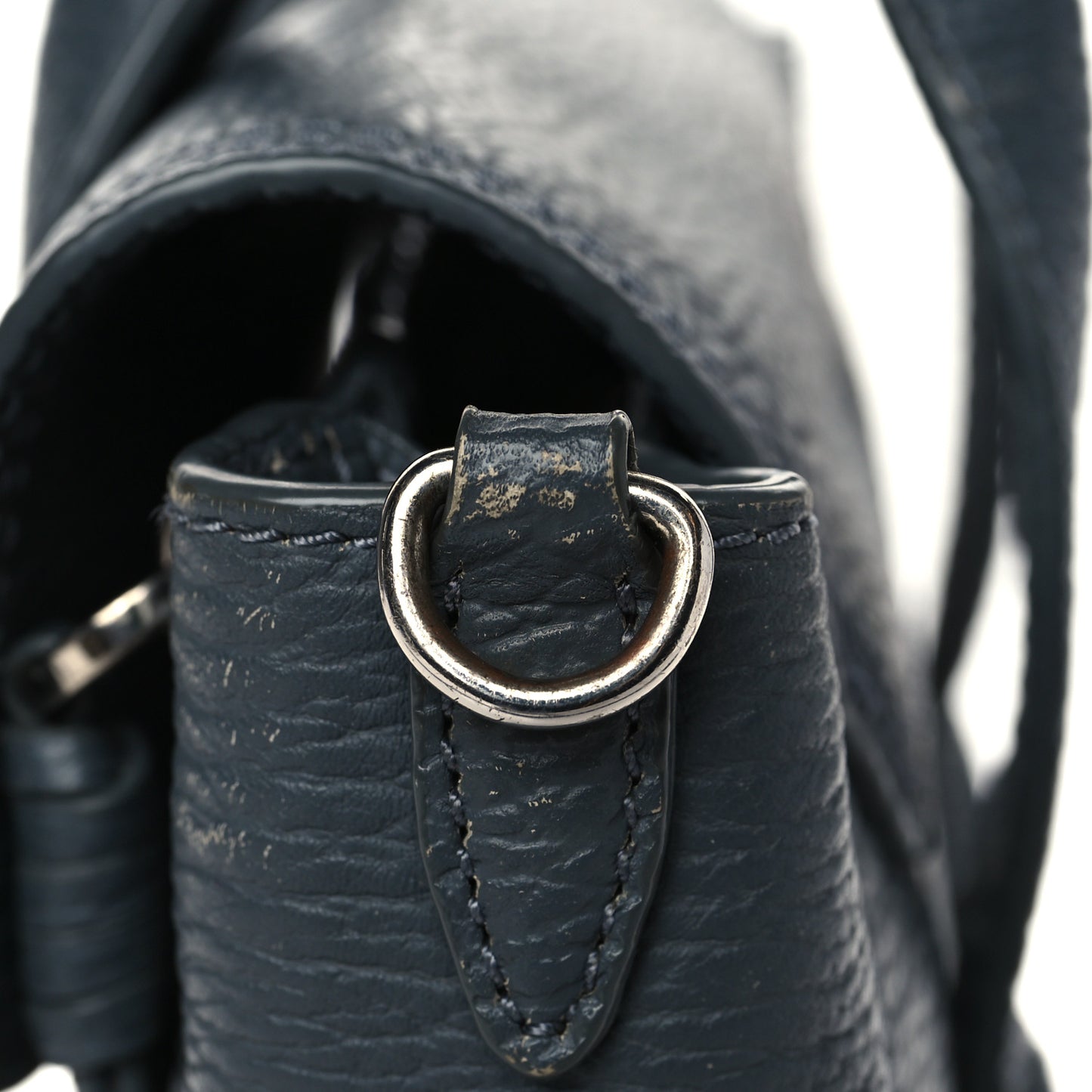 Textured Calfskin Mini Pashli Satchel Storm