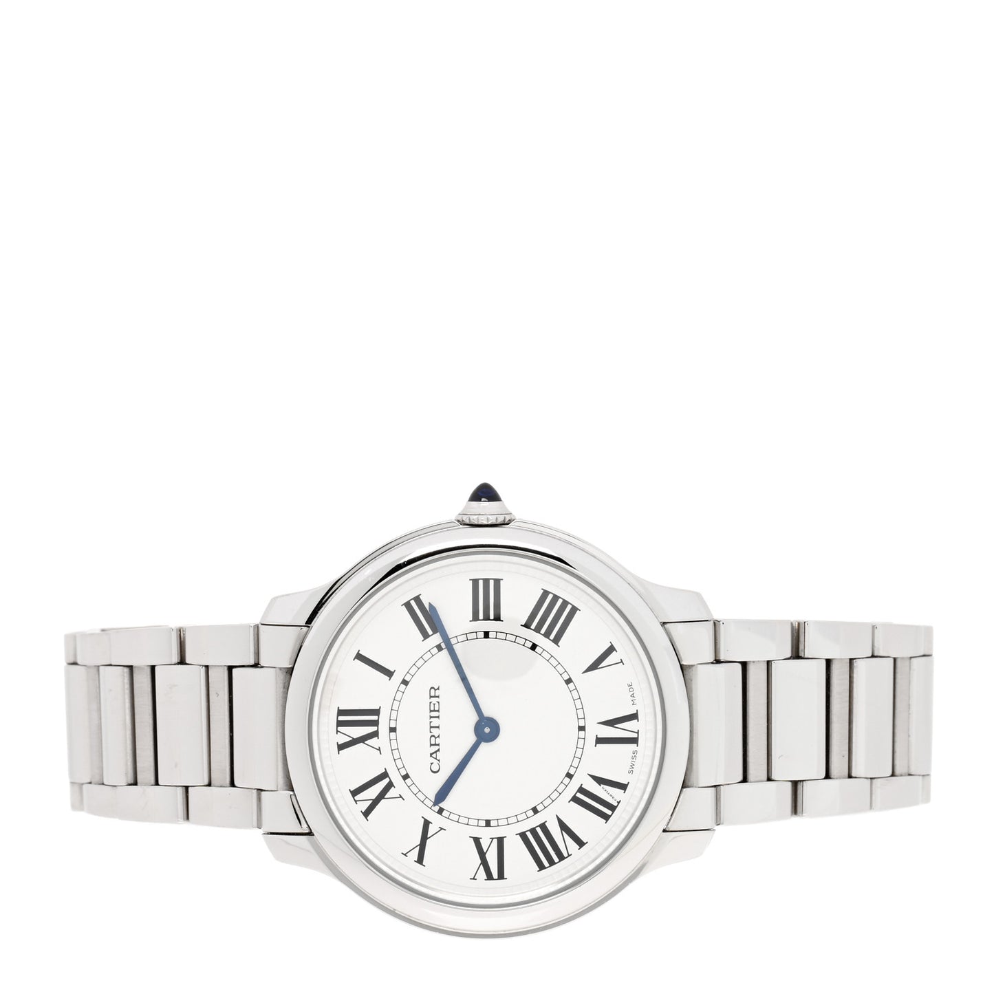 Stainless Steel 36mm Ronde Must de Cartier Quartz Watch