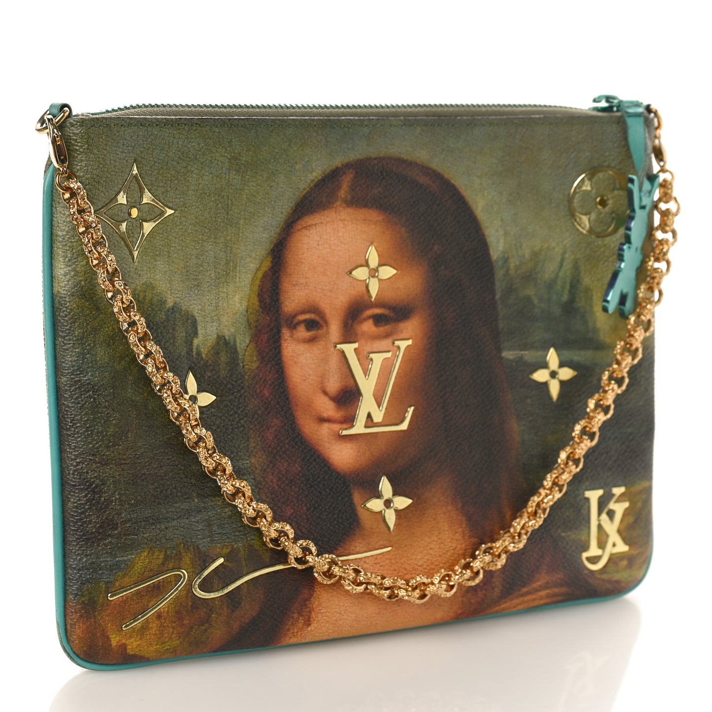 Masters Da Vinci Pochette Clutch Vert D’eau