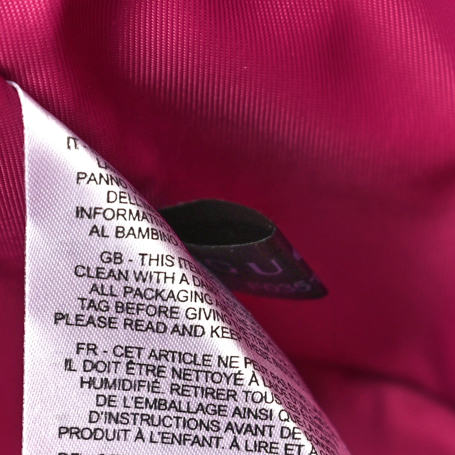 Gucci Monogram GG Childrens Messenger Bag Pink 8 of 11