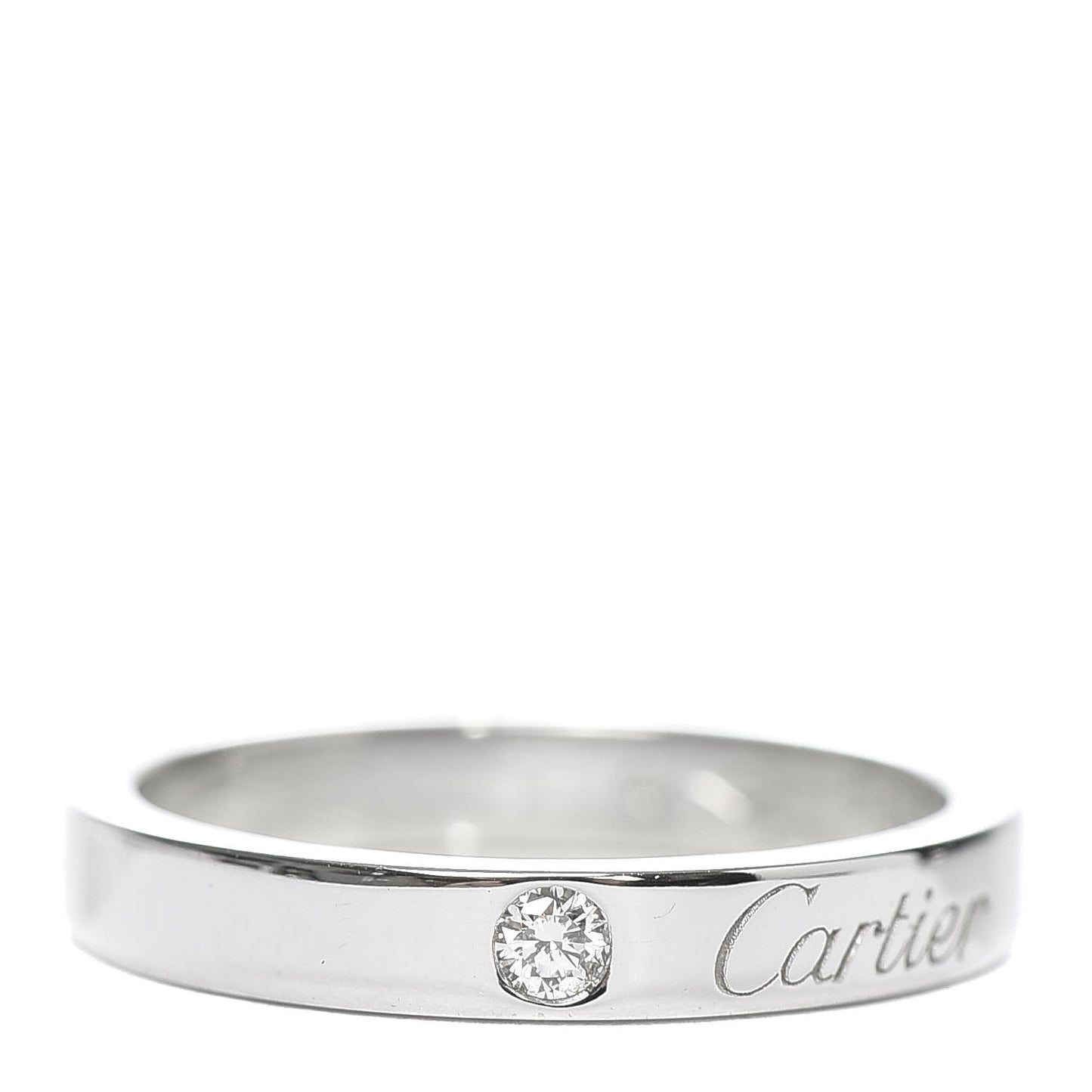 Platinum Diamond 3mm C De Wedding Band Ring 49 5