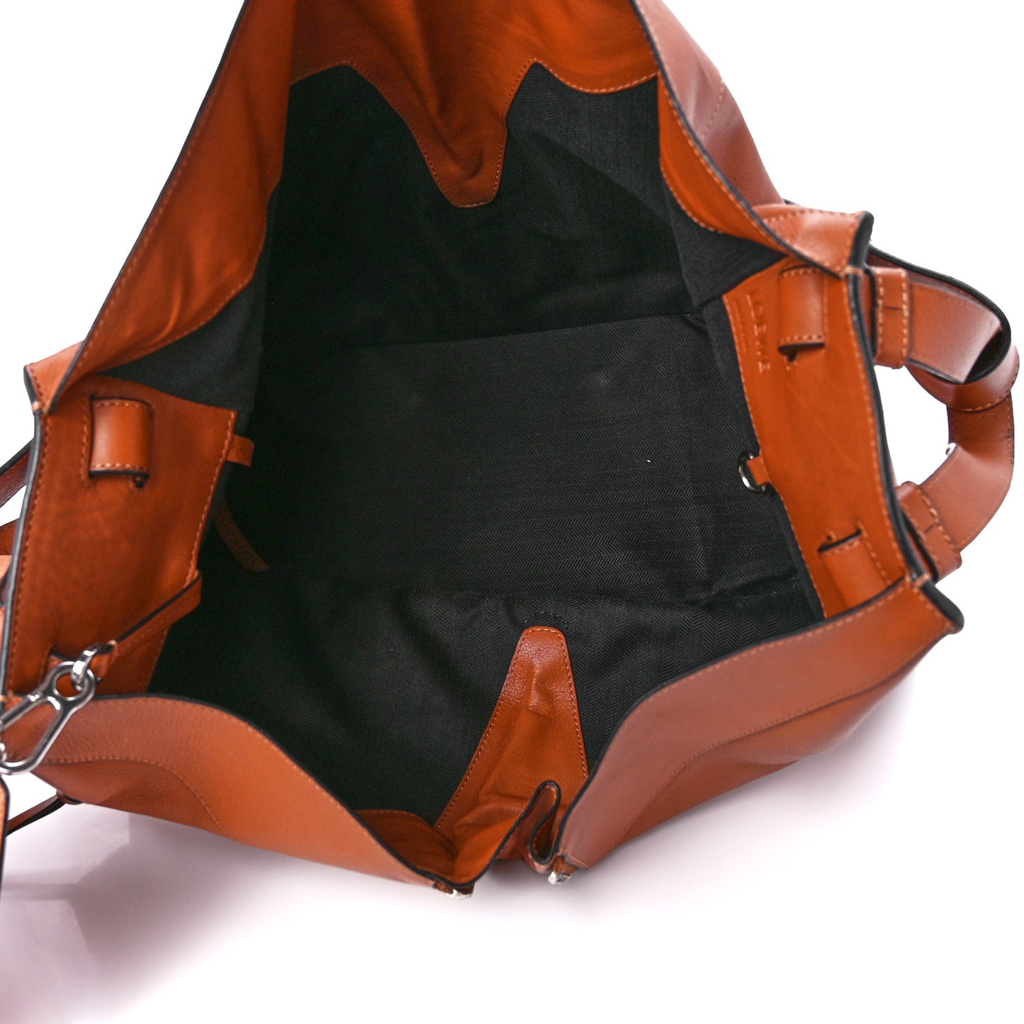 Calfskin Medium Hammock Shoulder Bag Tan