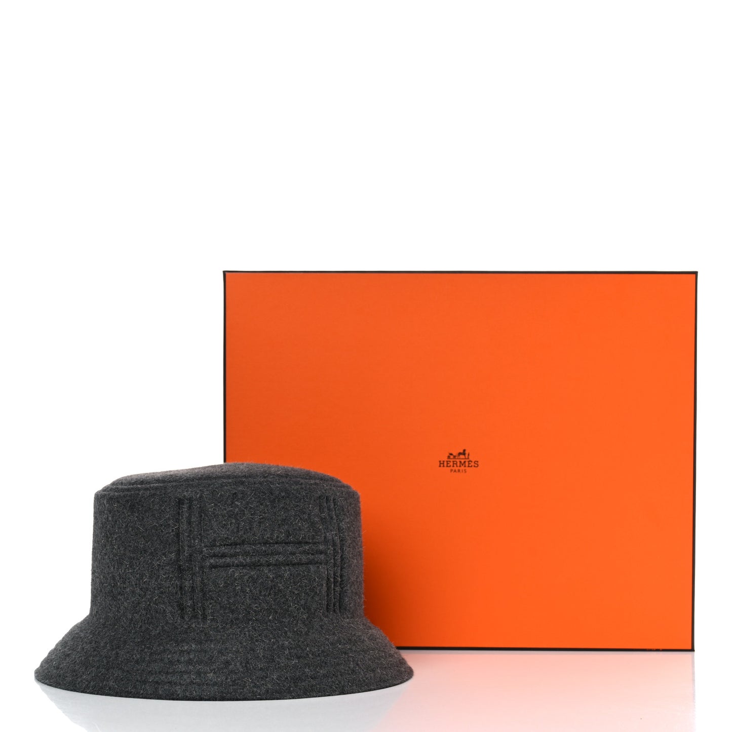 Rabbit Felt Dylan Hat 57 Charbon