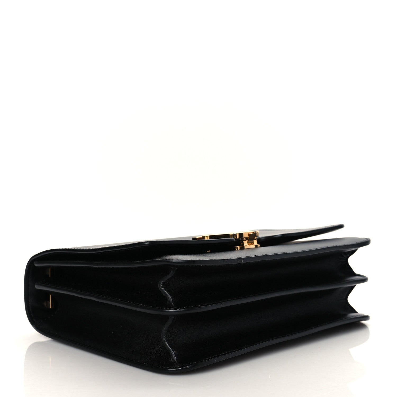 Burberry Calfskin Medium TB Bag Black 4 of 9