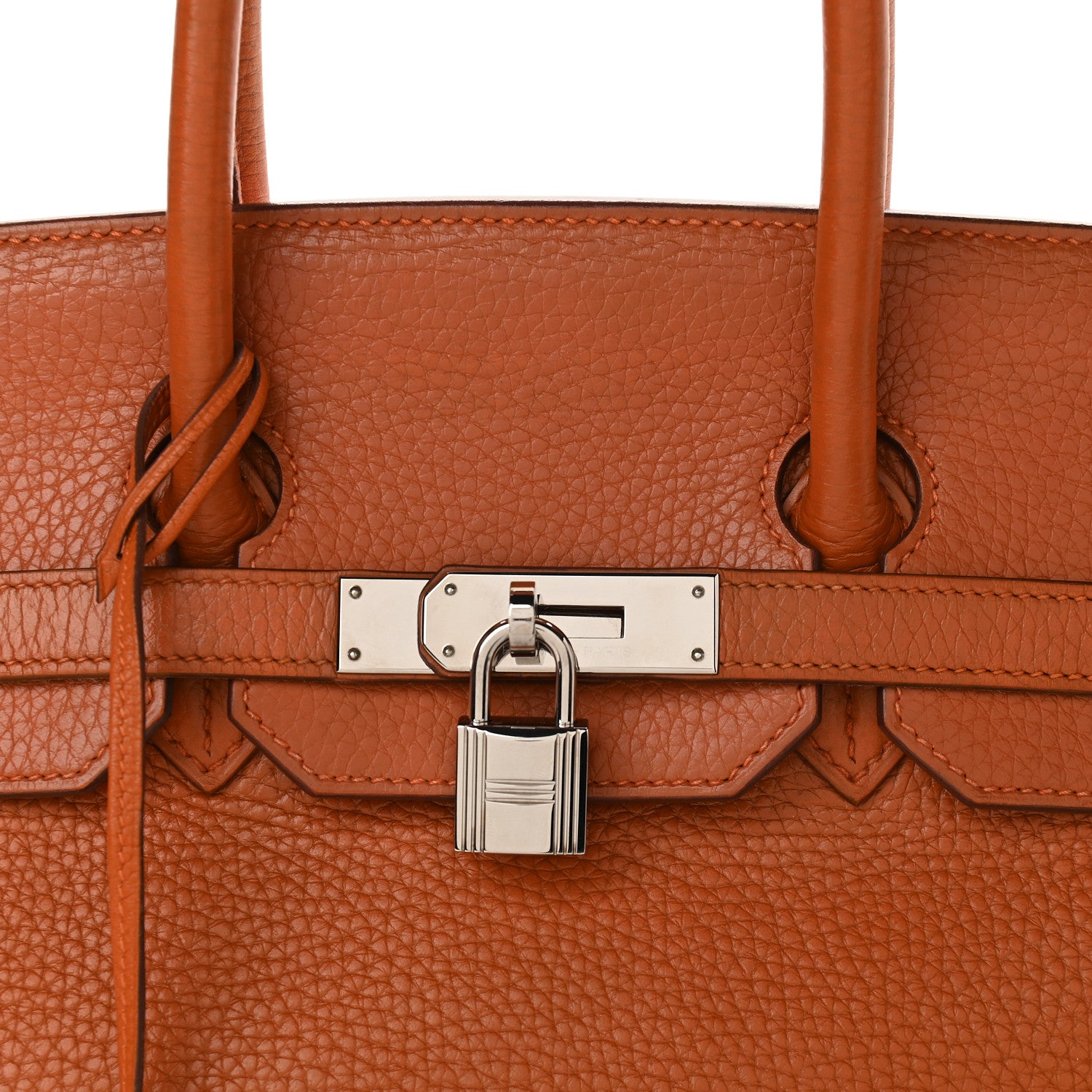 Hermes Taurillon Clemence Birkin 35 Potiron 8 of 10