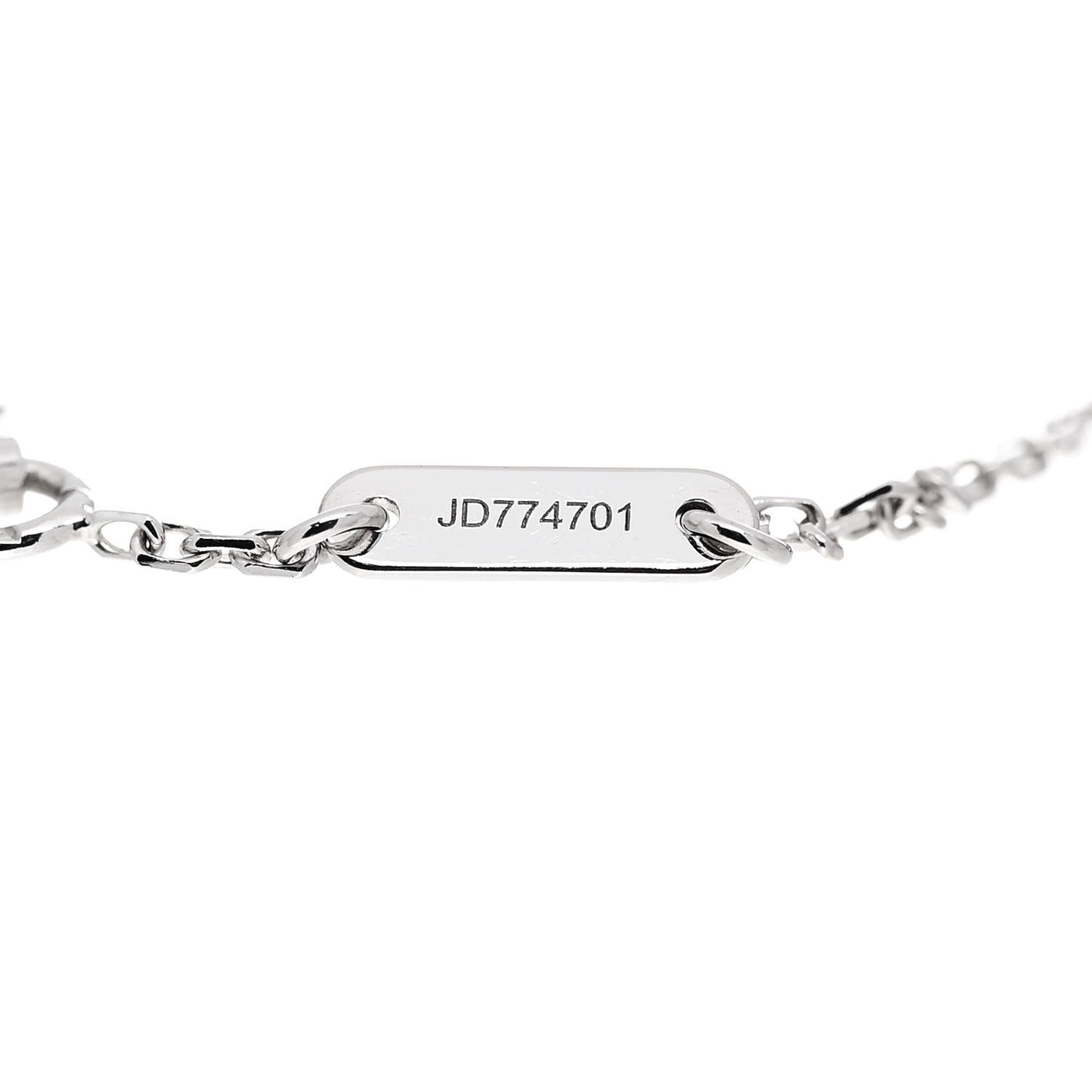 18K White Gold Diamond Sweet Alhambra Bracelet