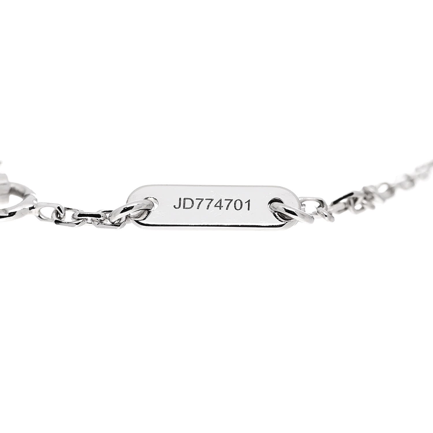 Van Cleef & Arpels 18K White Gold Diamond Sweet Alhambra Bracelet 3 of 5