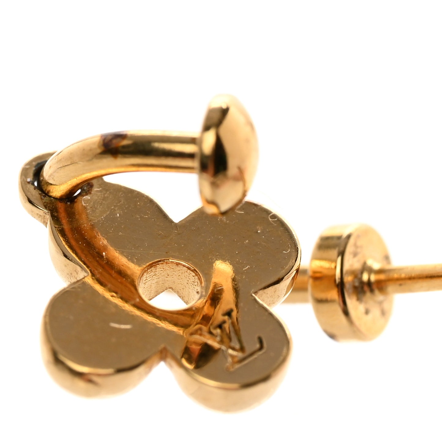 Brass Blooming Earrings Gold