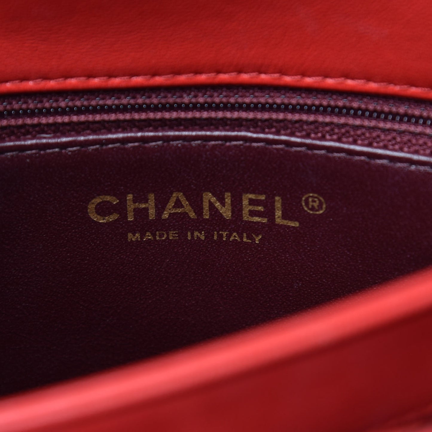 Lambskin Quilted Small Trendy CC Dual Handle Bag Red