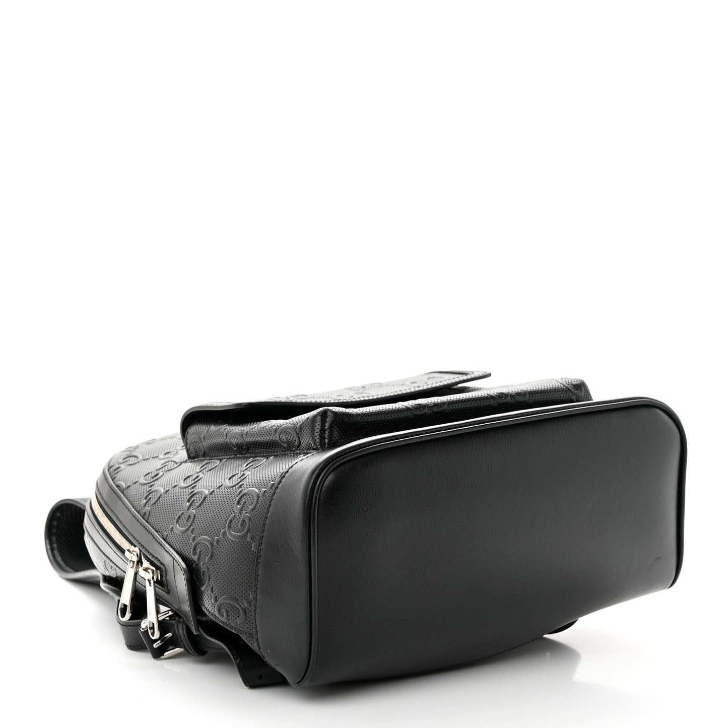 Calfskin GG Tennis Embossed Backpack Black