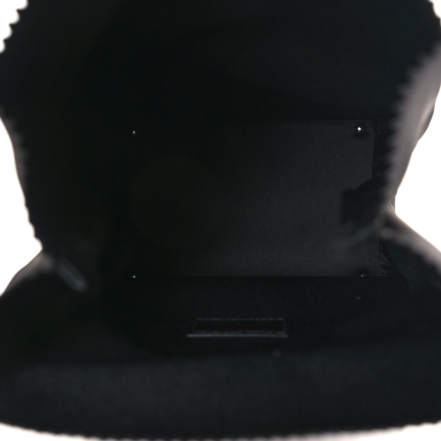 Satin Lunch Bag Clutch Black