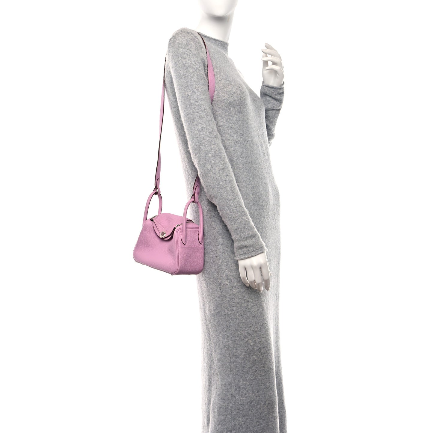 Taurillon Clemence Mini Lindy 20 Mauve Sylvestre