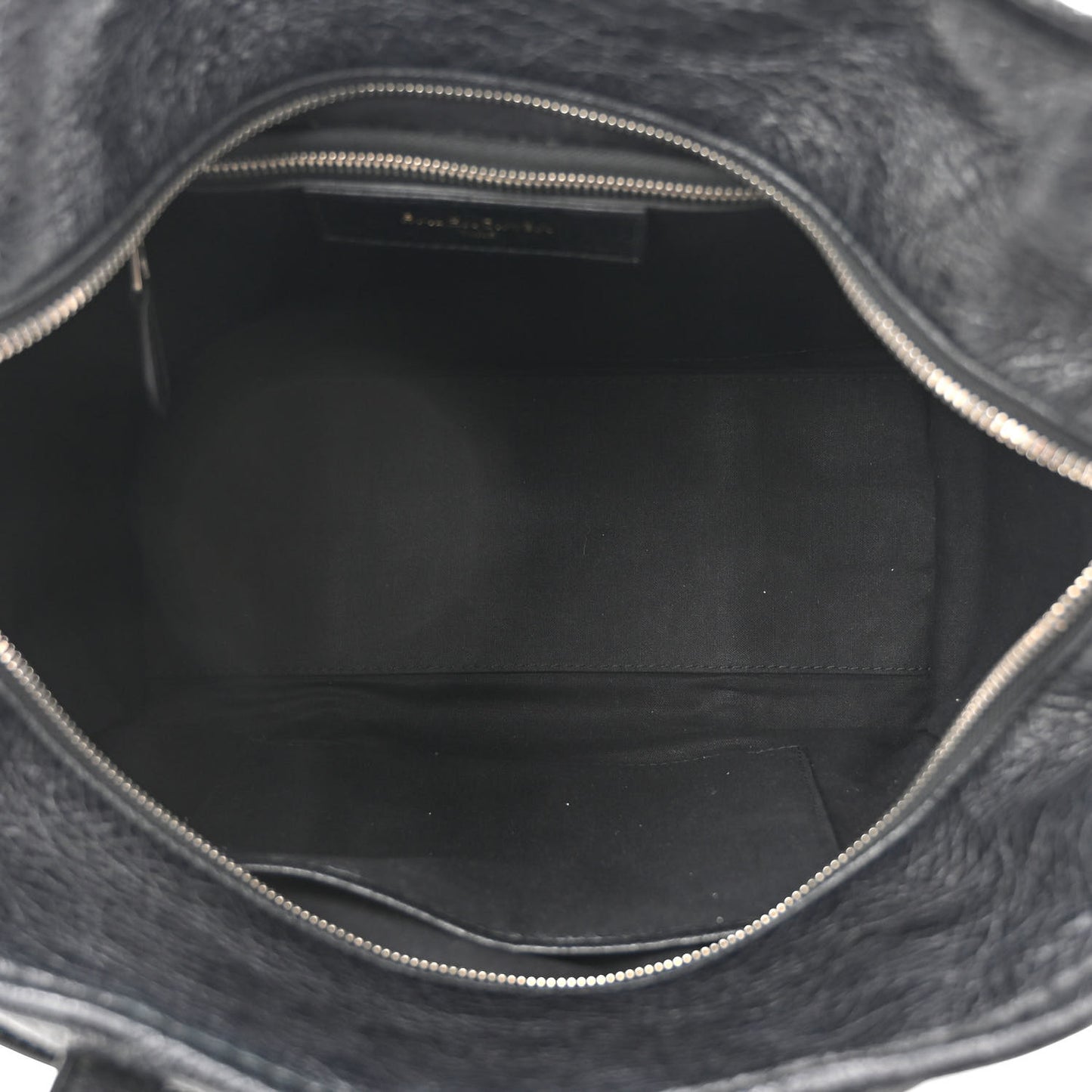 Agneau Small Bazar Shopper Tote Black