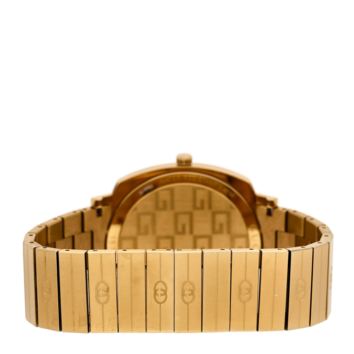 Stainless Steel 38mm Grip Quartz Watch Gold