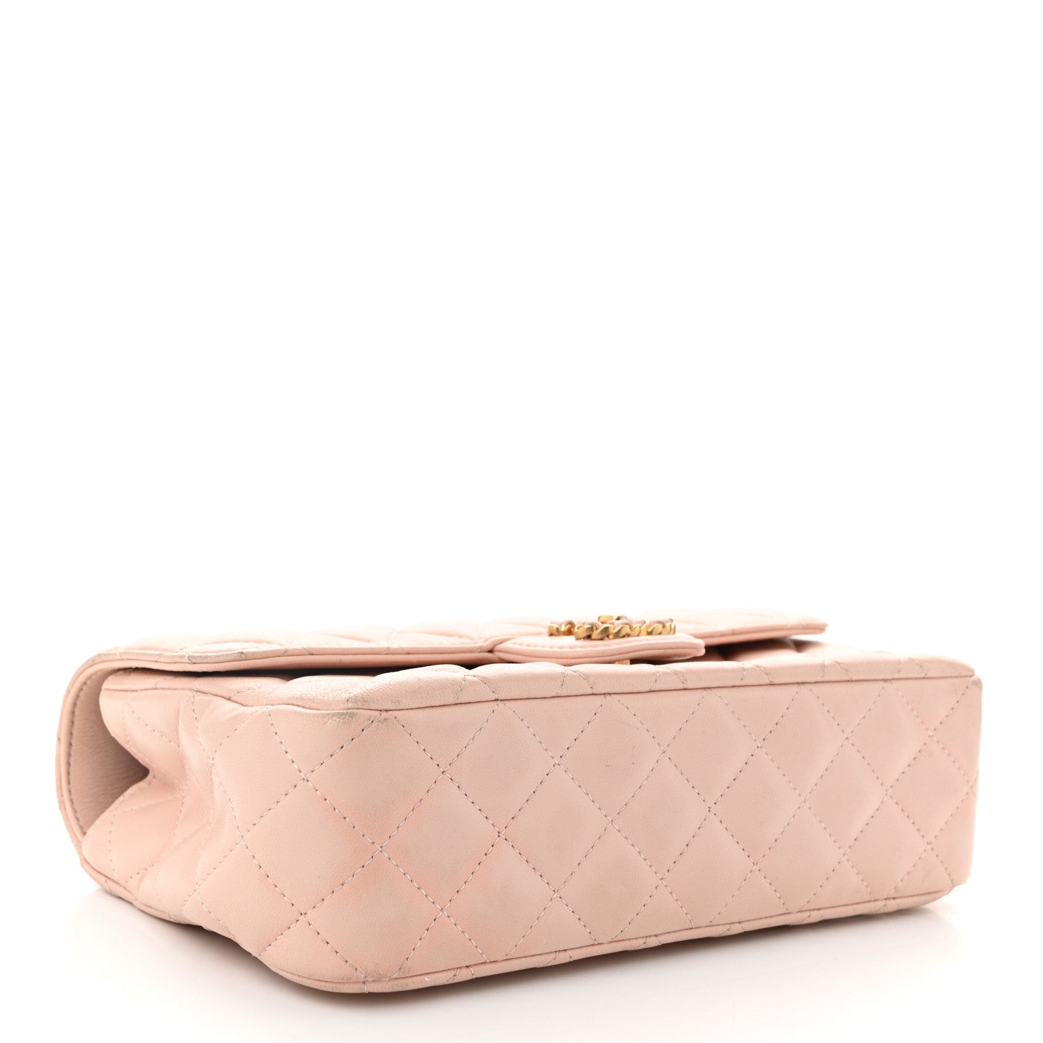 Chanel Lambskin Quilted Small Strass On Top Flap Bag Light Pink 4 of 11