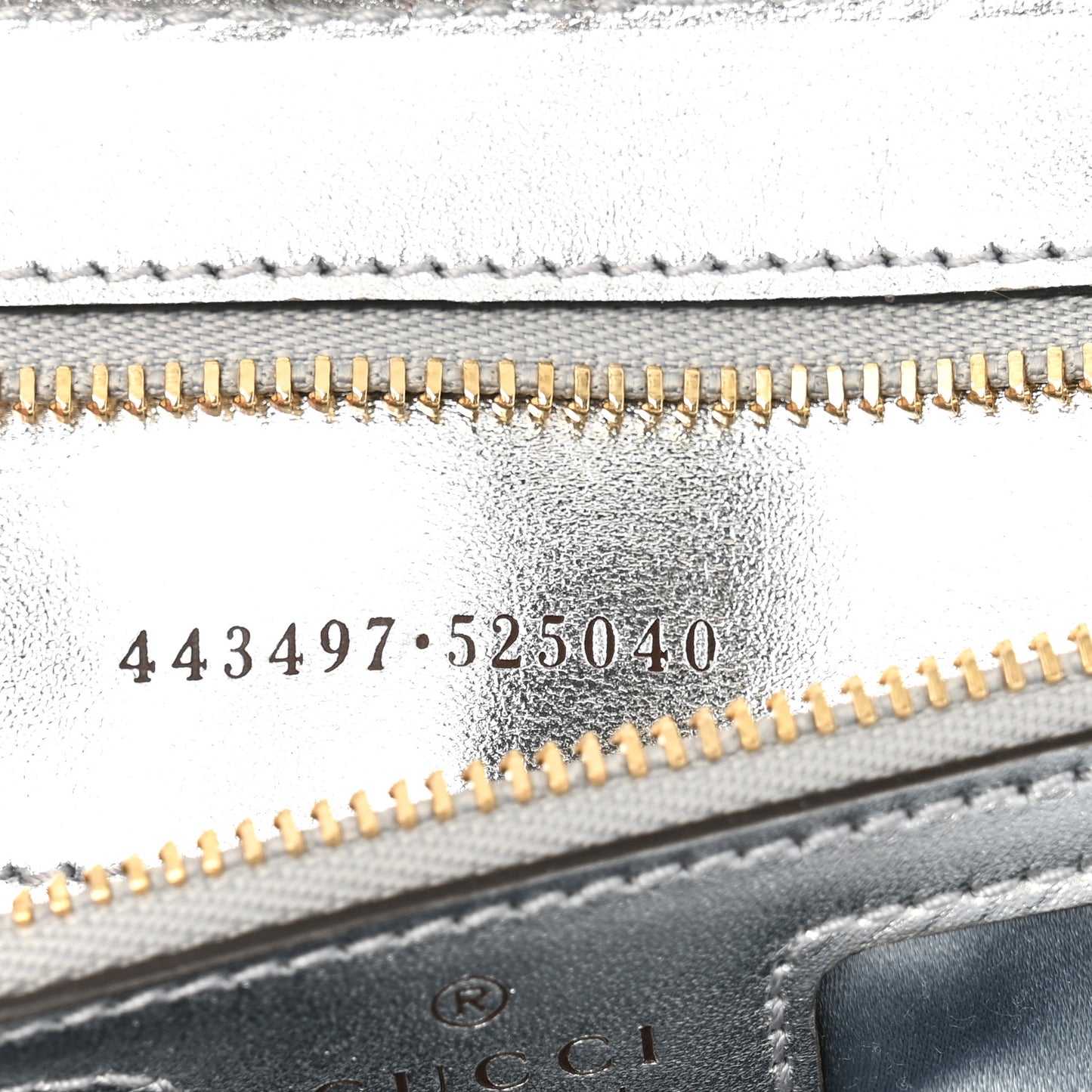 Iridescent Nappa Chevron Matelasse Small GG Marmont Shoulder Bag Iridescent Snow Light Blue