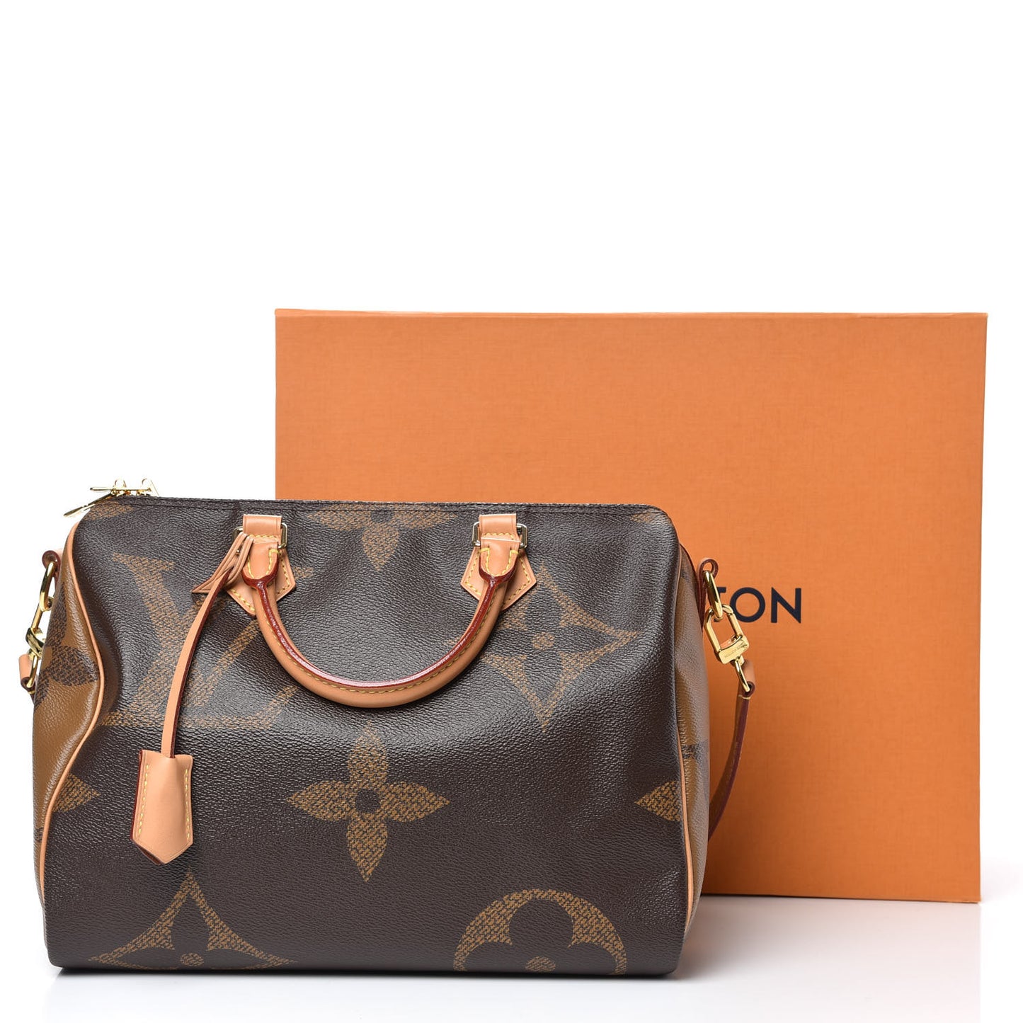 Reverse Monogram Giant Speedy Bandouliere 30