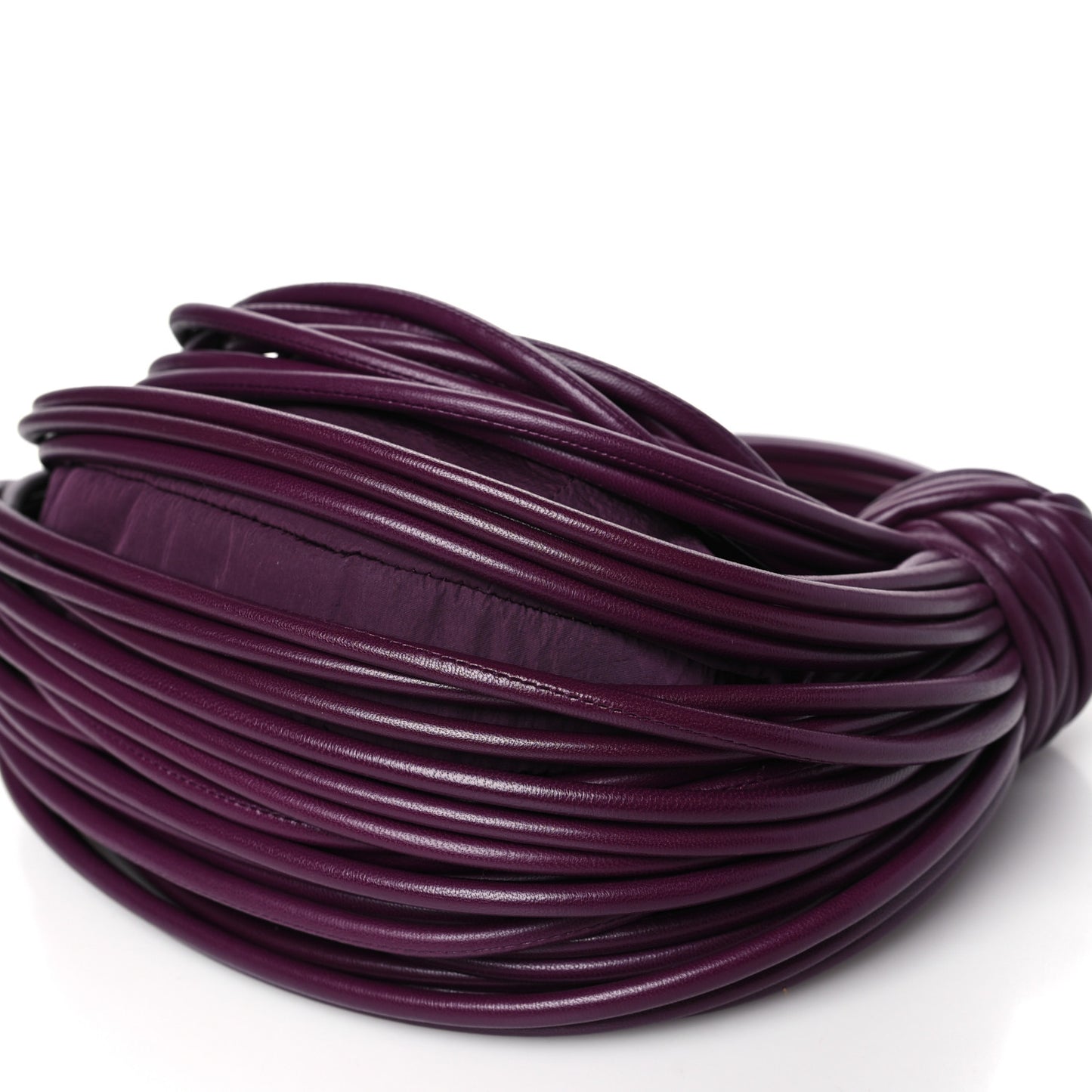 Nappa Mini Tubular Double Knot Grape