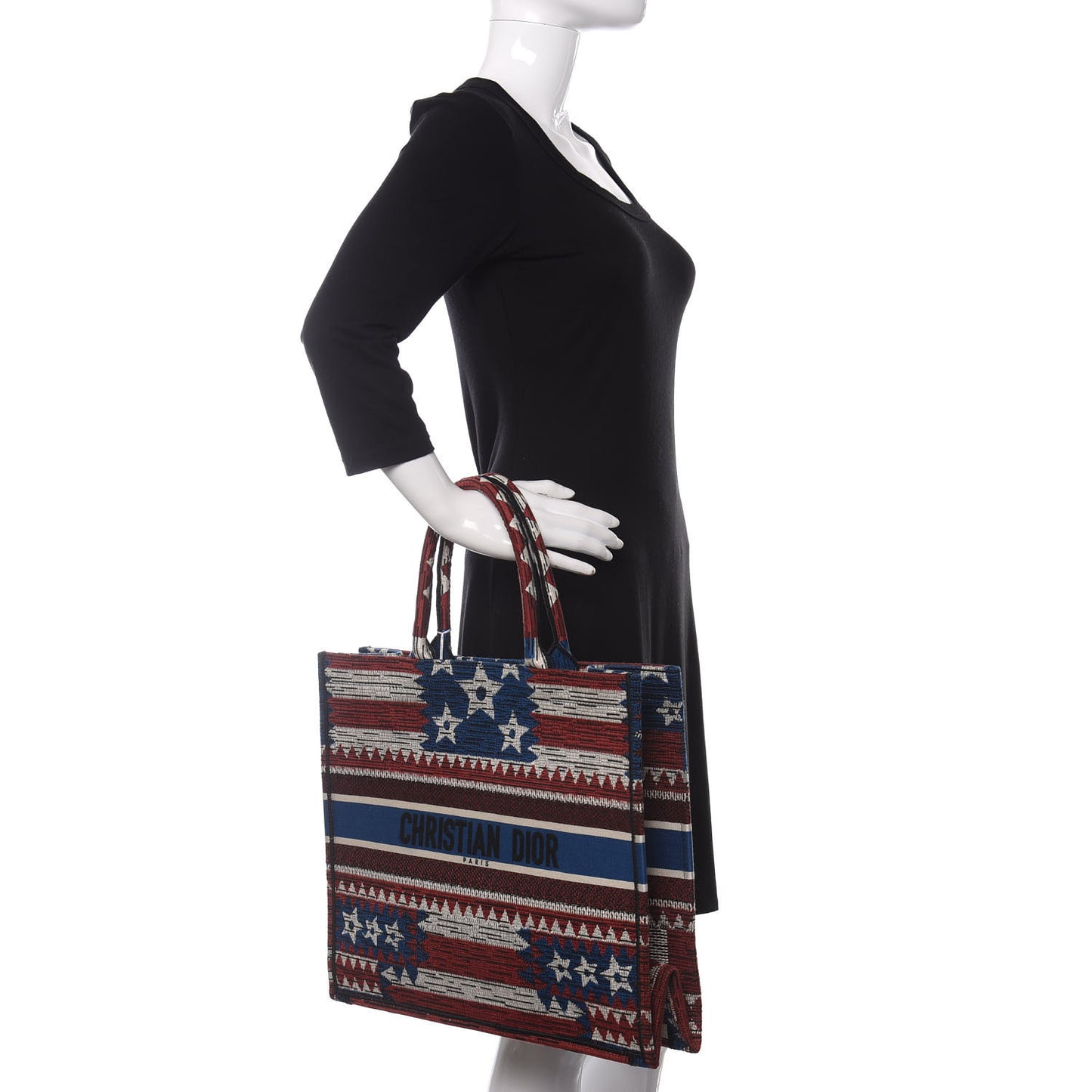 Canvas Embroidered Exclusive US Book Tote Multicolor