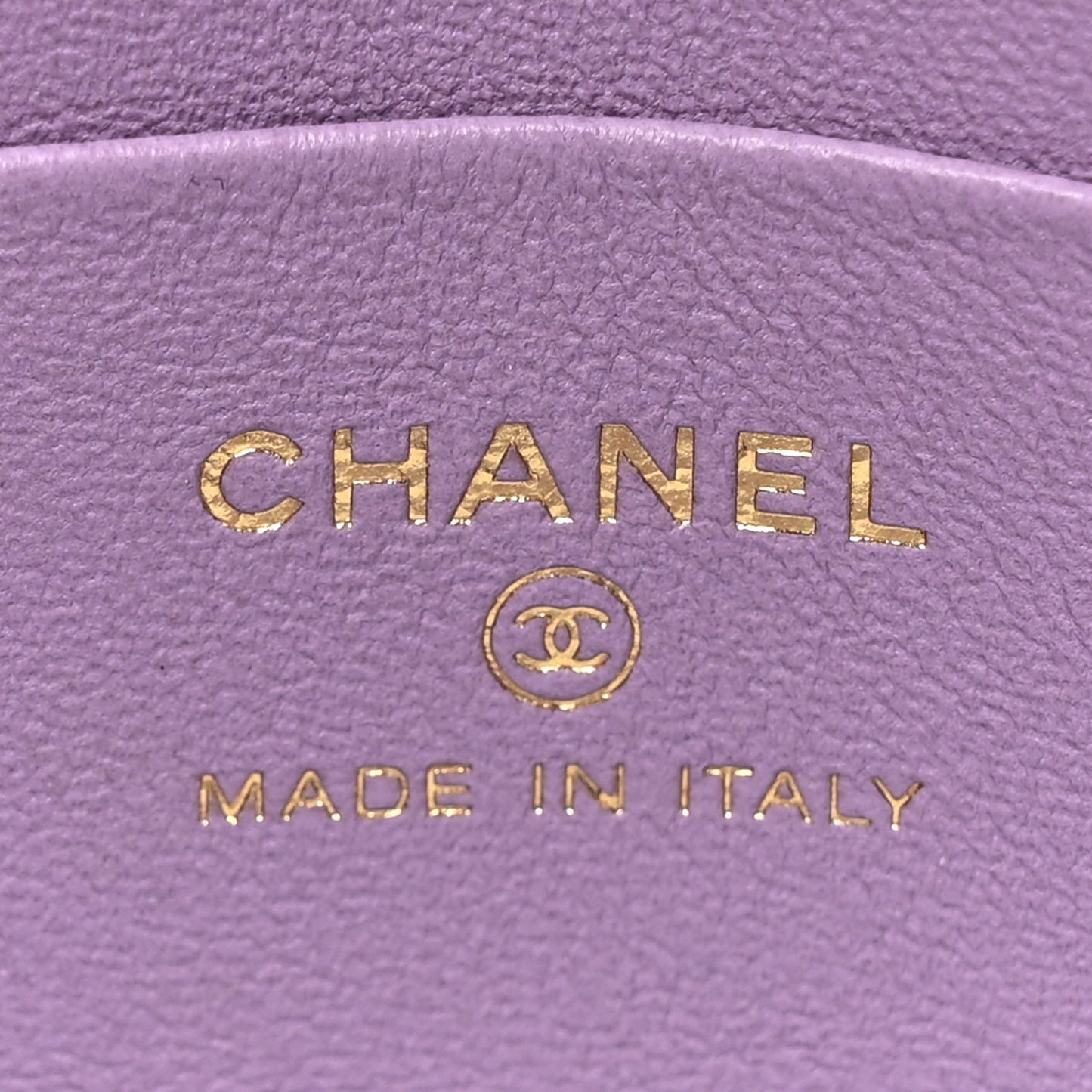 Caviar Quilted Sweetheart Belt Bag Light Purple