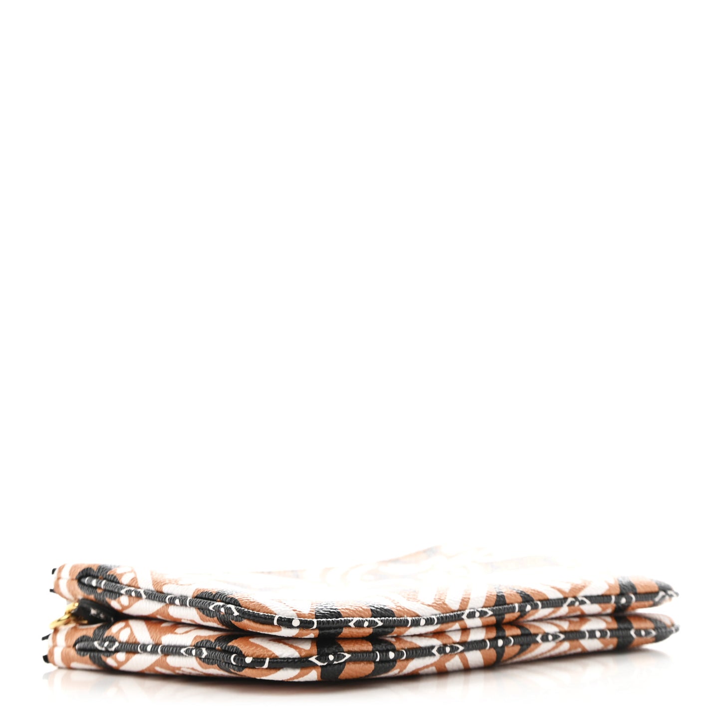 Monogram Giant Crafty Double Zip Pochette Creme Caramel