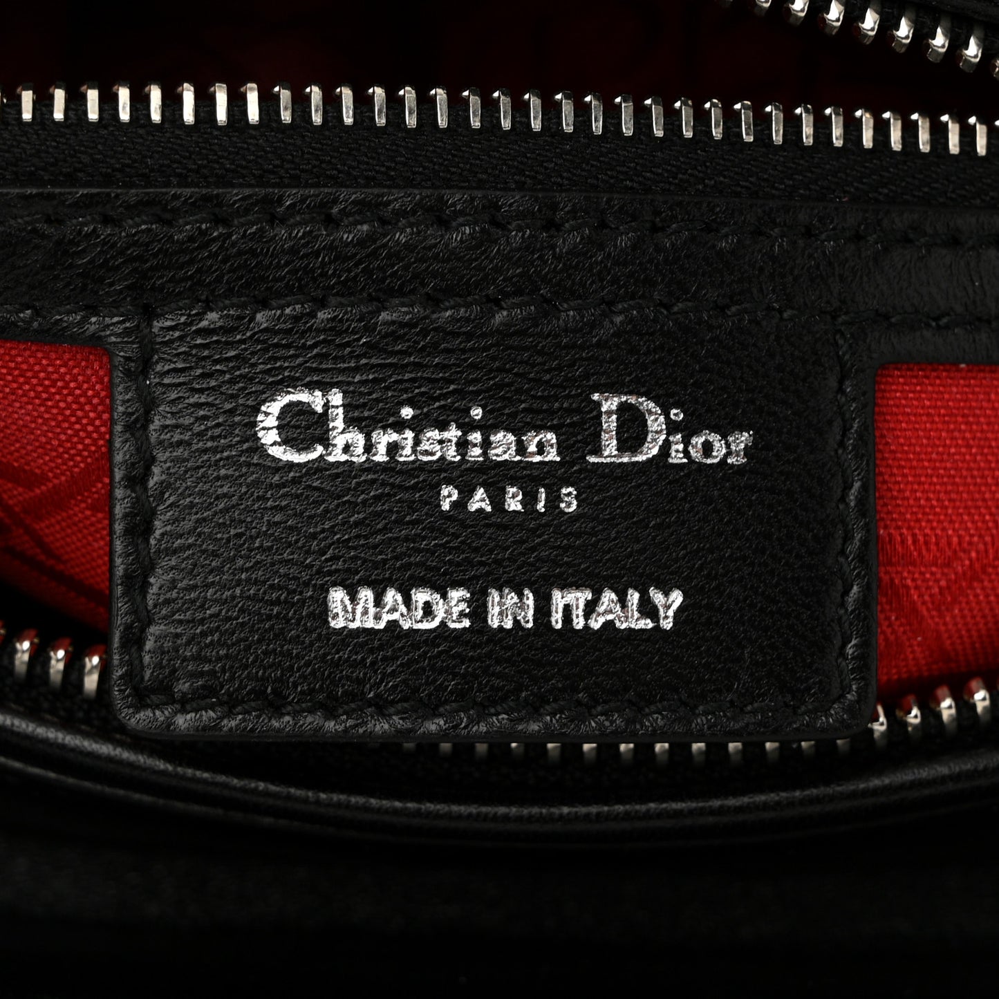Lambskin Cannage Medium Lady Dior Black