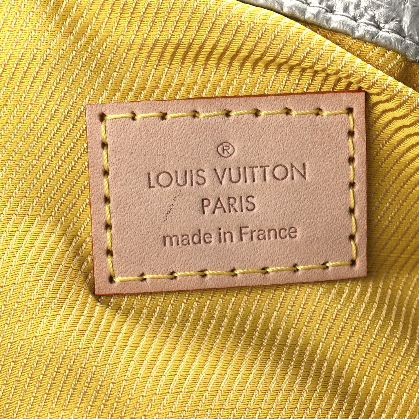 Jacquard Quilted Monogram Limelight Clutch GM Perle