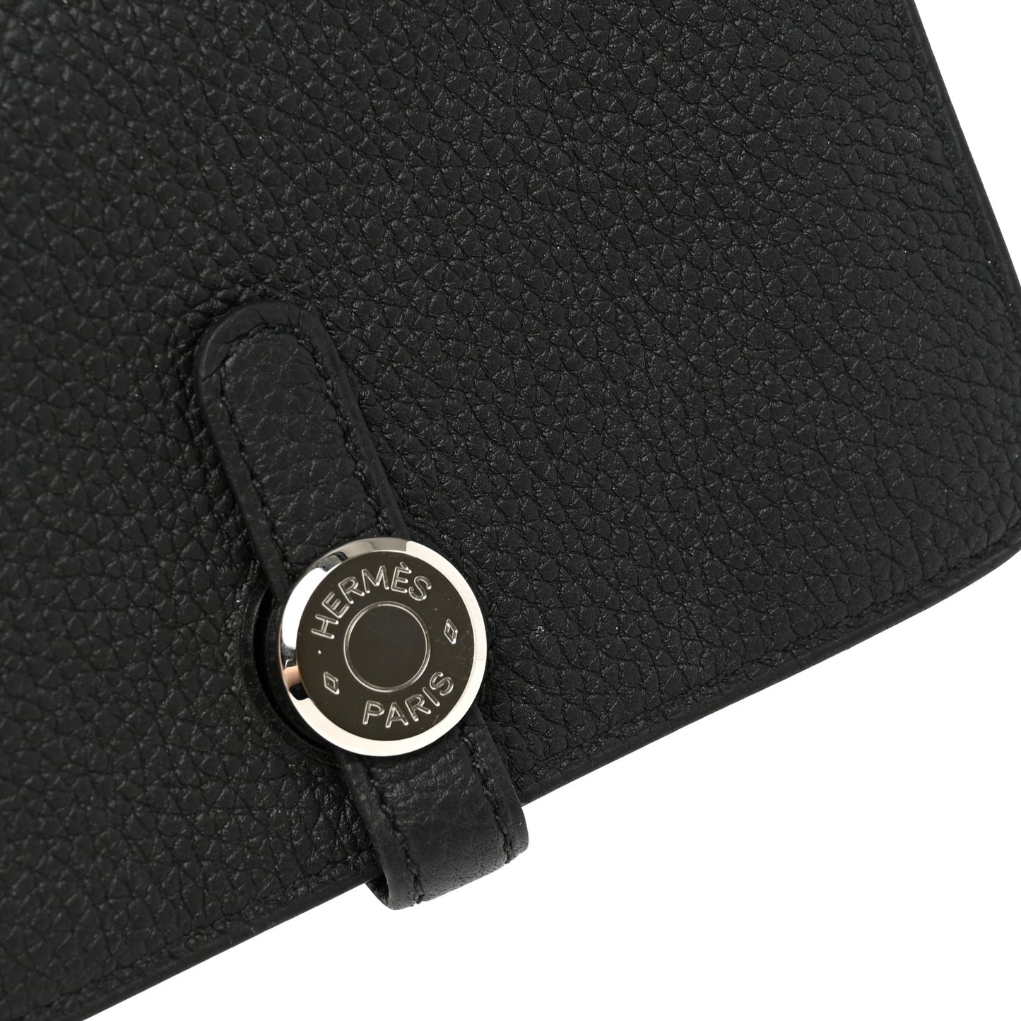 Togo Dogon Compact Wallet Black