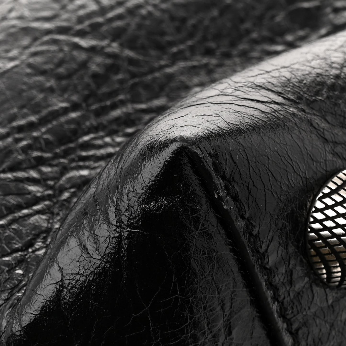 Agneau Arena Medium Le Cagole Carry All Bag Black