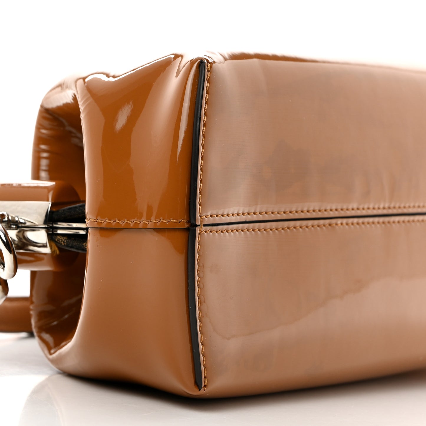 Patent Midi Fendi First Caramello