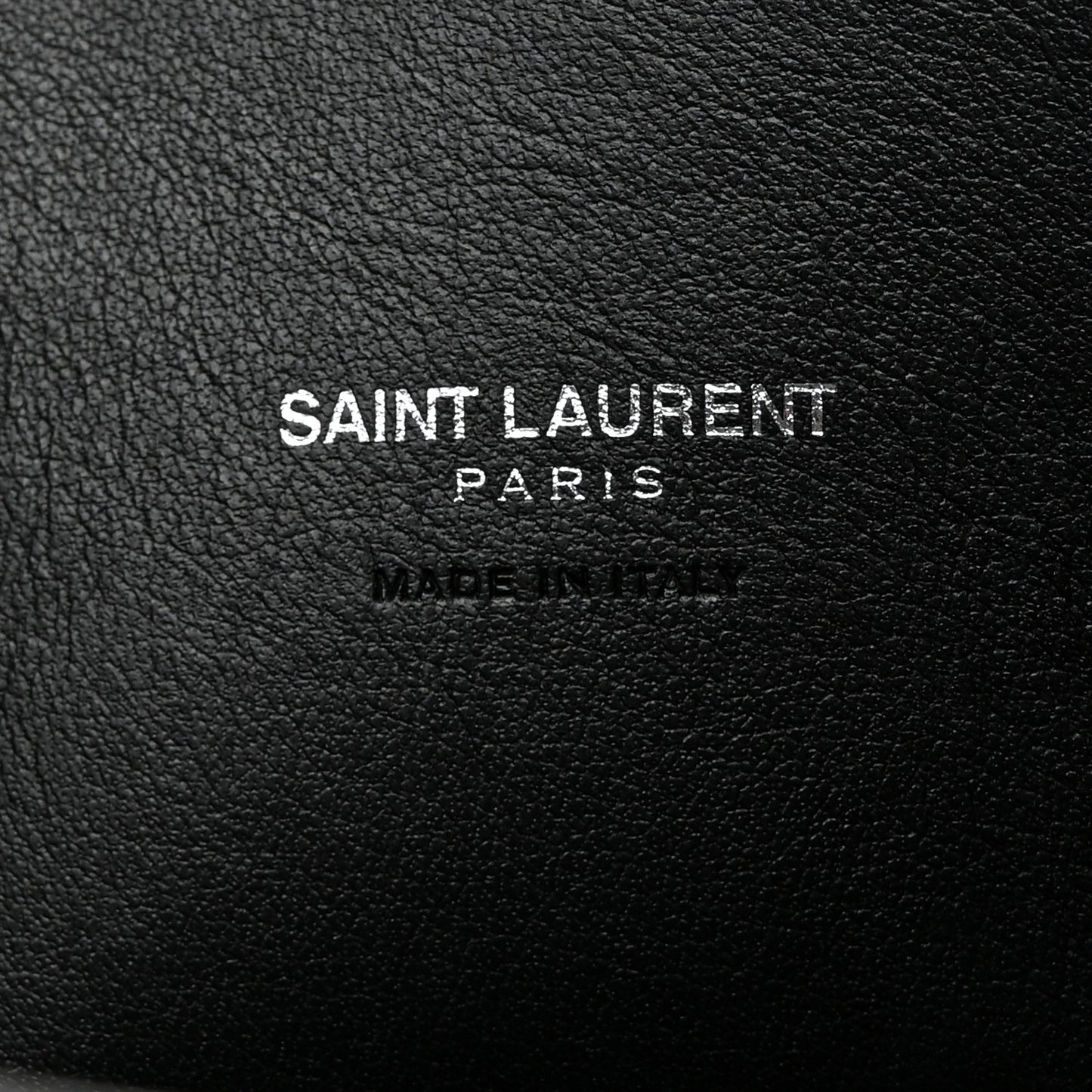 Grained Calfskin Nano Sac De Jour Black
