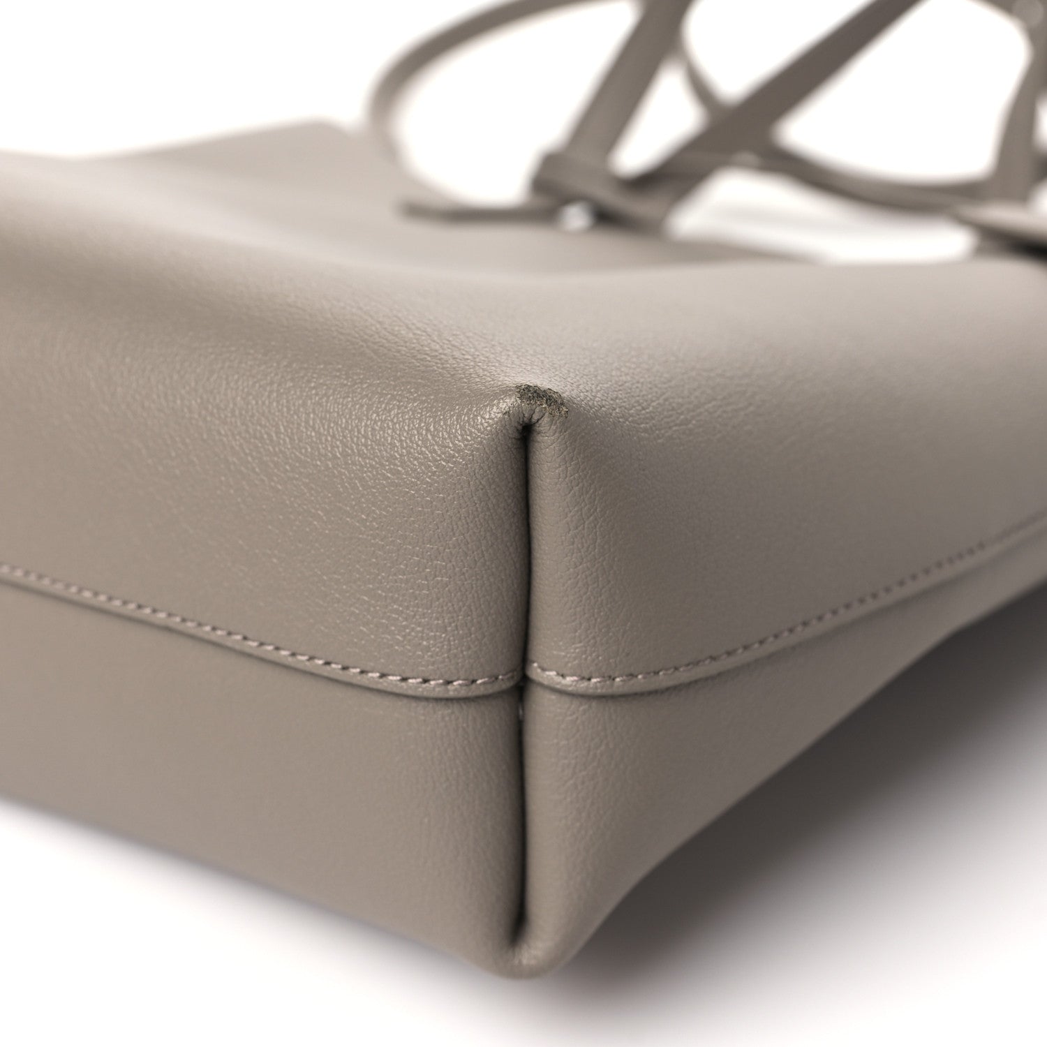Saint Laurent Calfskin Toy Shopping Tote Greyish Brown 10 of 10
