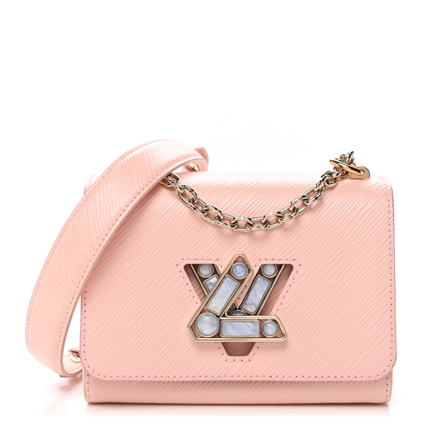Louis Vuitton Epi Moonstone Twist Shoulder Bag PM Rose Jasmine