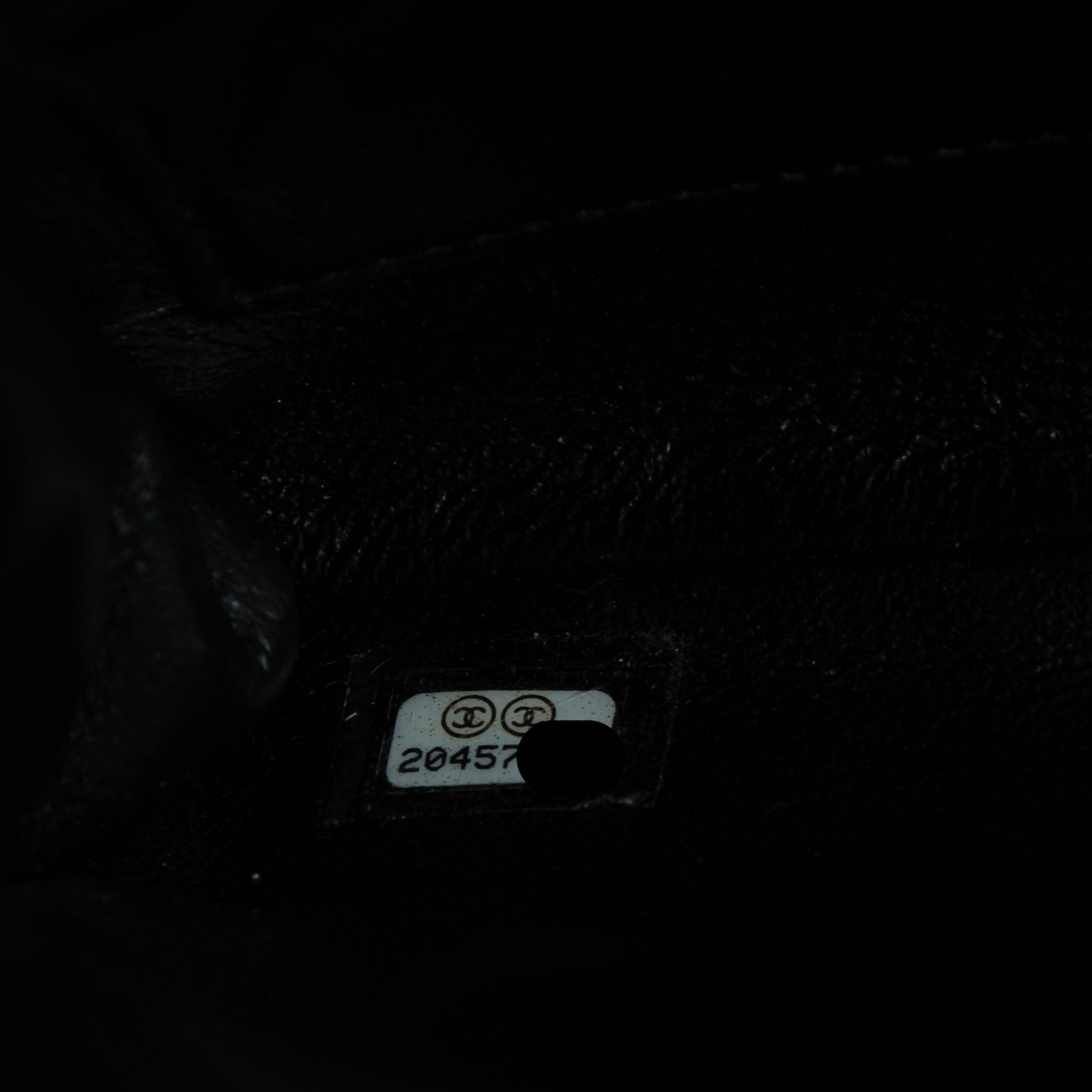 Lambskin Quilted Clutch With Chain Flap Black