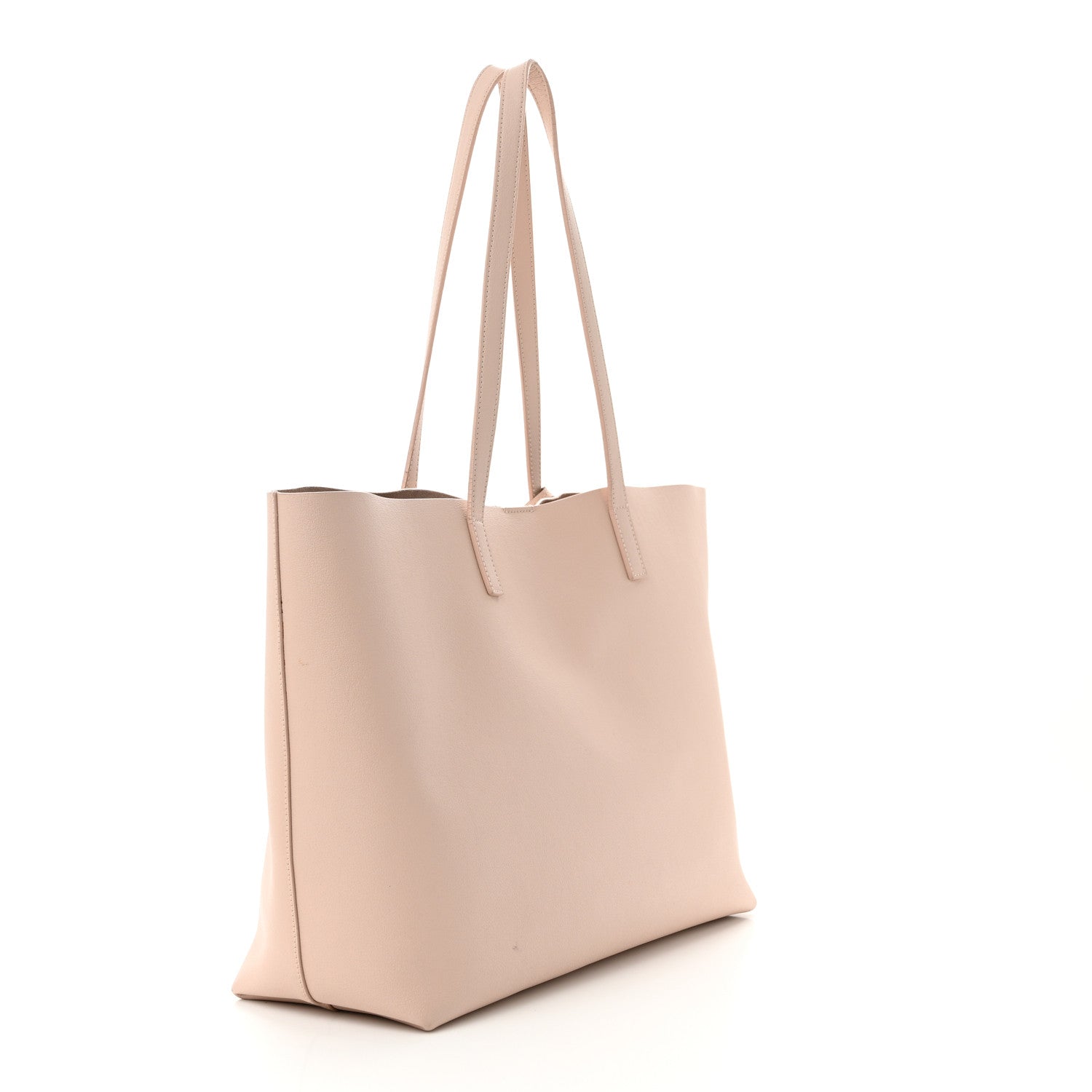 Saint Laurent Calfskin Large Shopping Tote Pale Blush 4 of 13