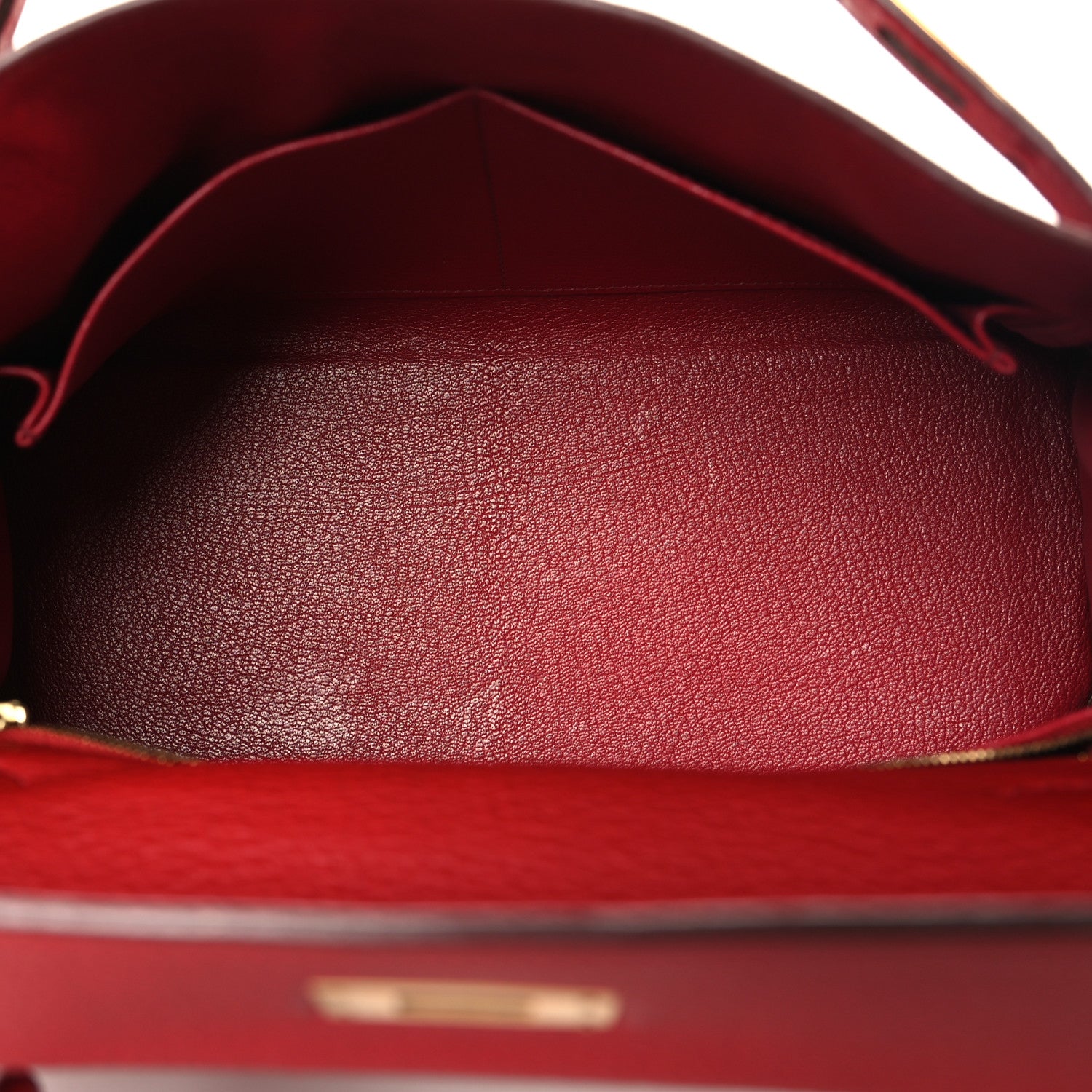 Hermes Taurillon Clemence Kelly Retourne 28 Rouge Vif 5 of 15