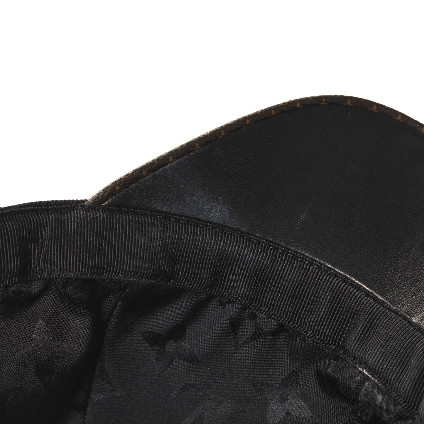 Monogram Cotton Jacquard Embroidered LV Day L Cap Black