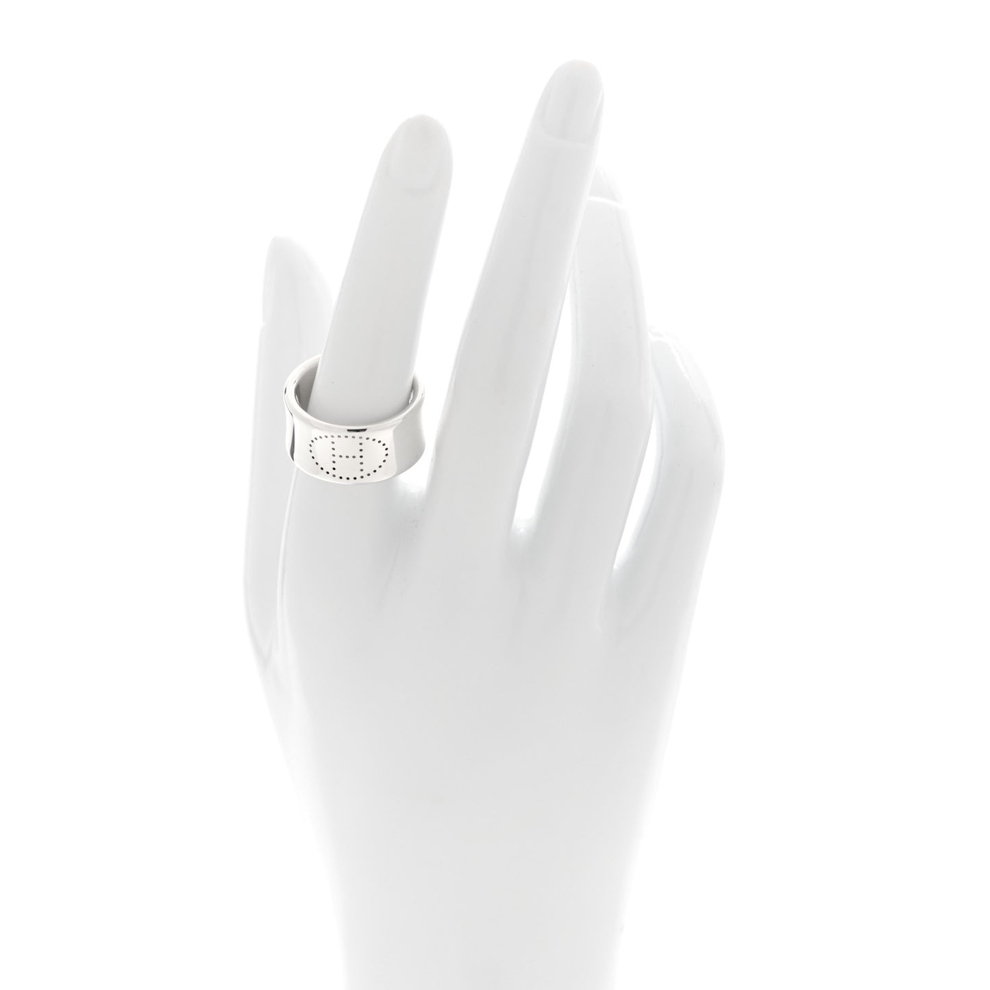 Sterling Silver GM Eclipse Ruban Ring 55 7.25