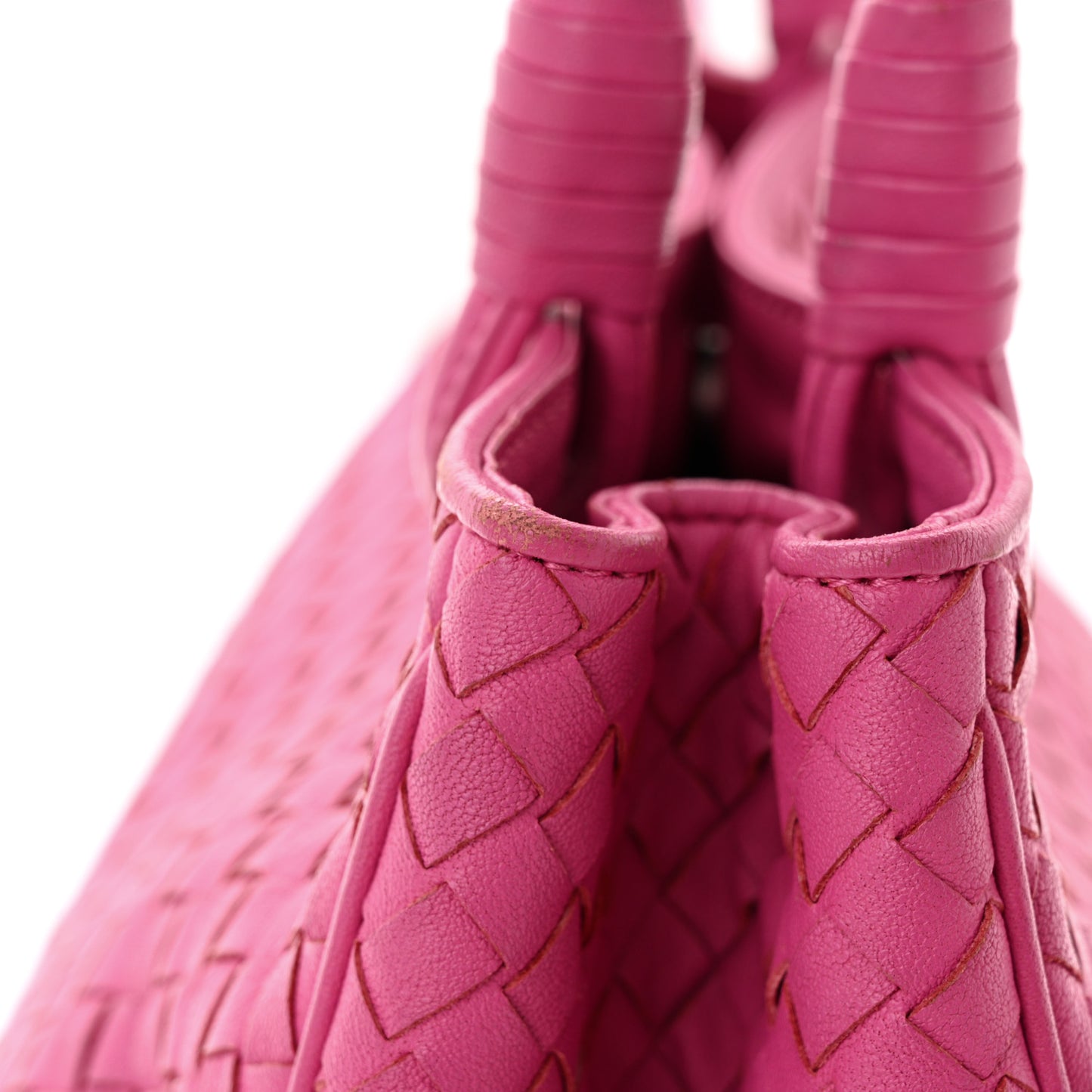 Nappa Intrecciato Small Tote Pink