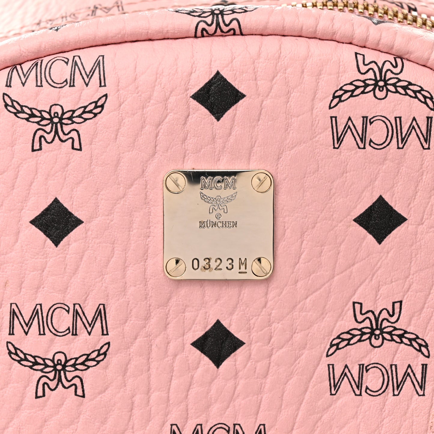 Visetos Medium Side Studs Stark Backpack Soft Pink