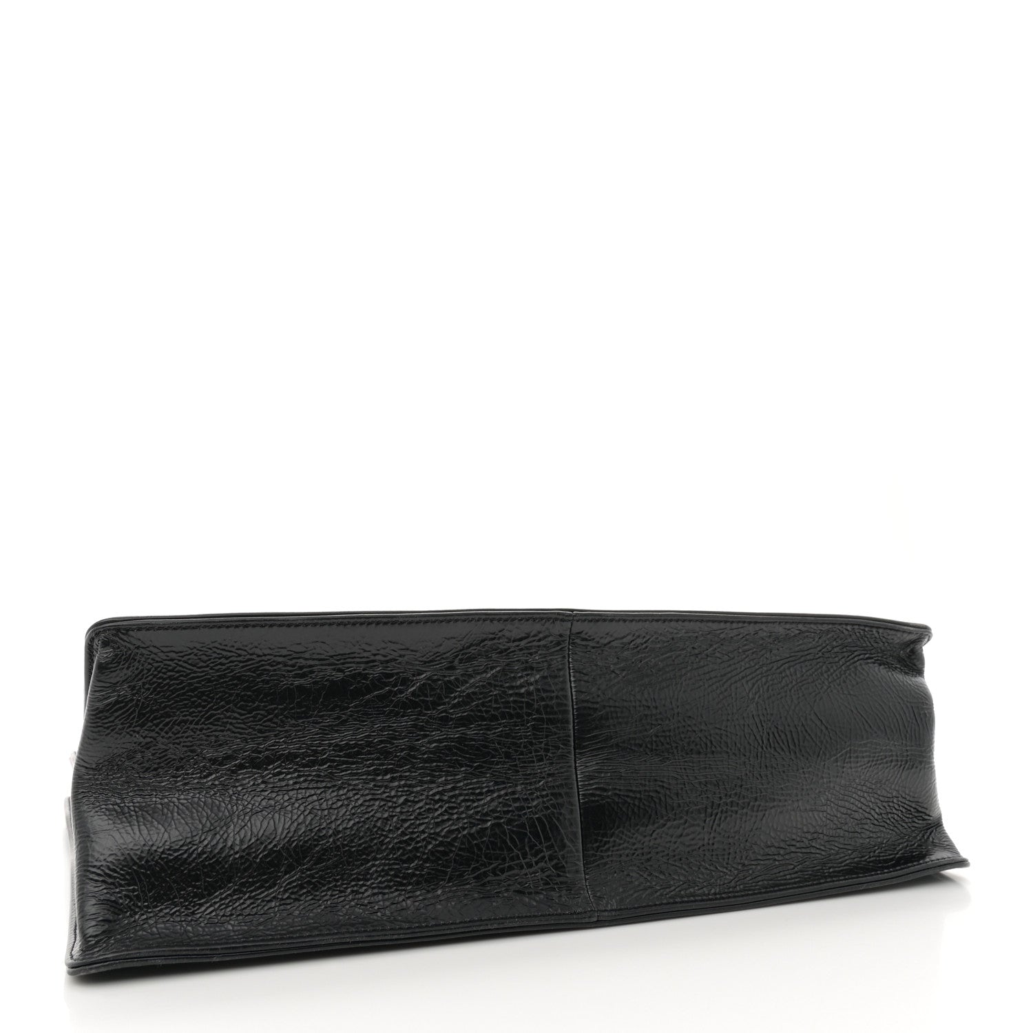 Chanel Shiny Aged Calfskin Shopping Bag Black 4 of 10